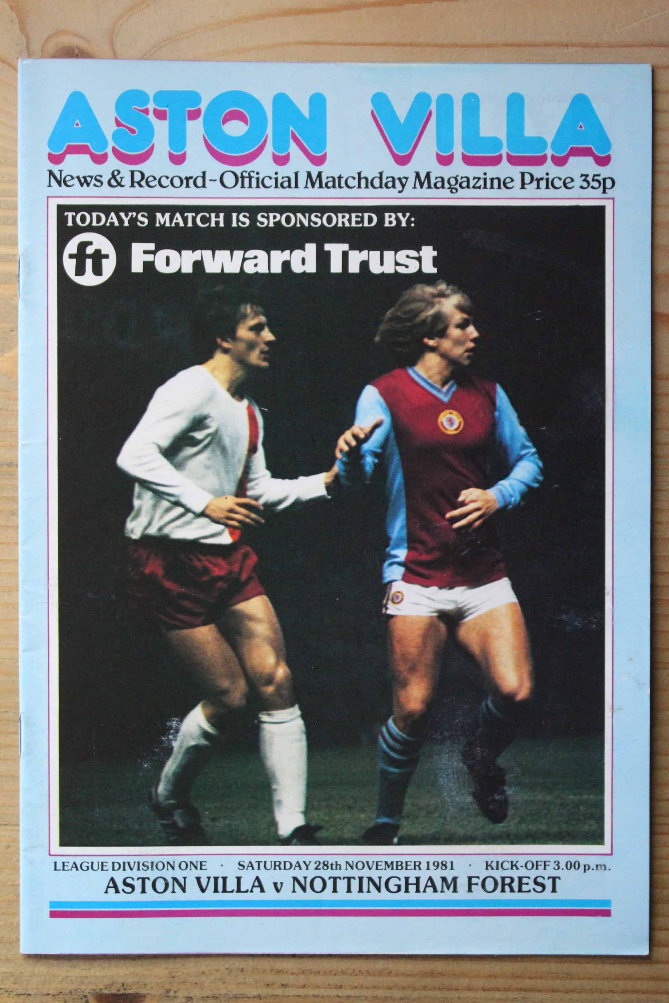 Aston Villa FC v Nottingham Forest FC