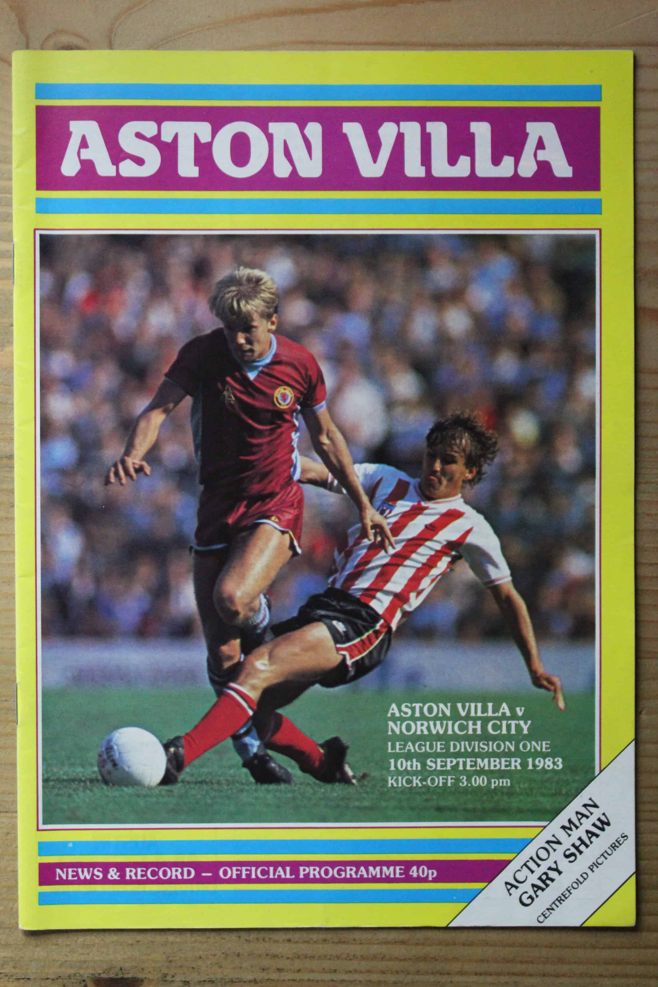 Aston Villa FC v Norwich City FC