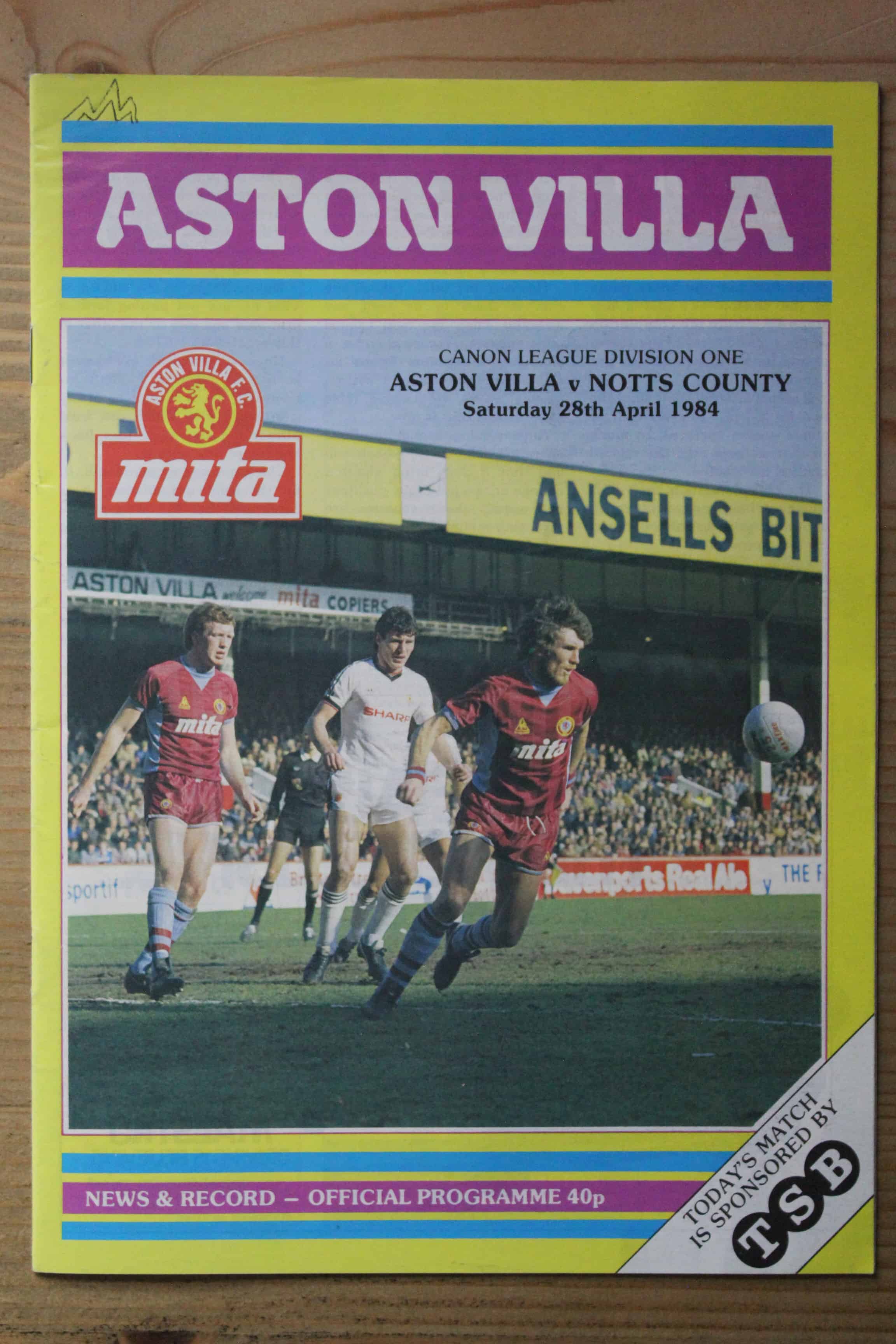 Aston Villa FC v Notts County FC