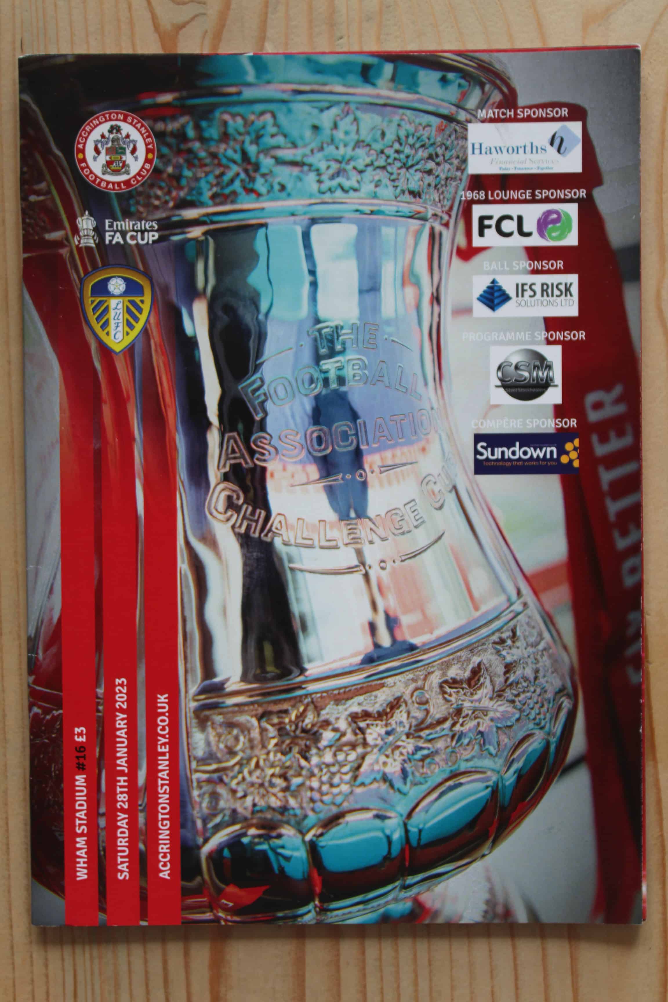 Accrington Stanley FC v Leeds United FC