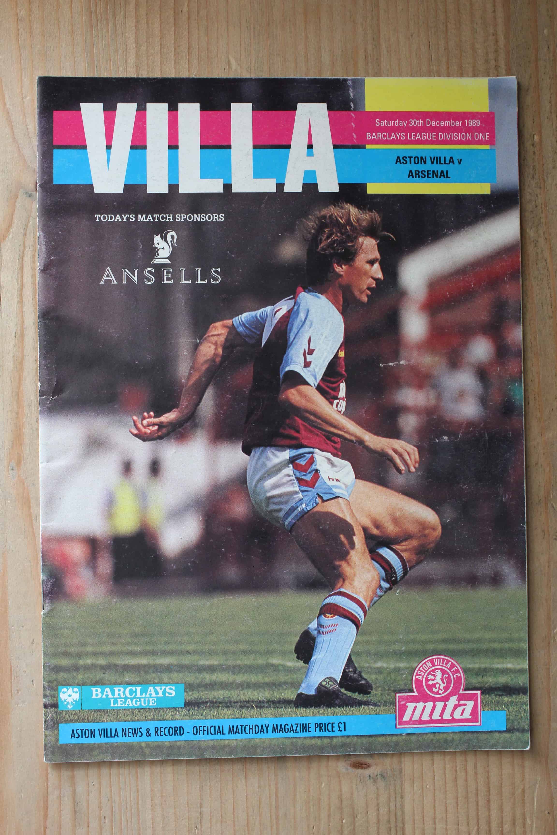 Aston Villa FC v Arsenal FC