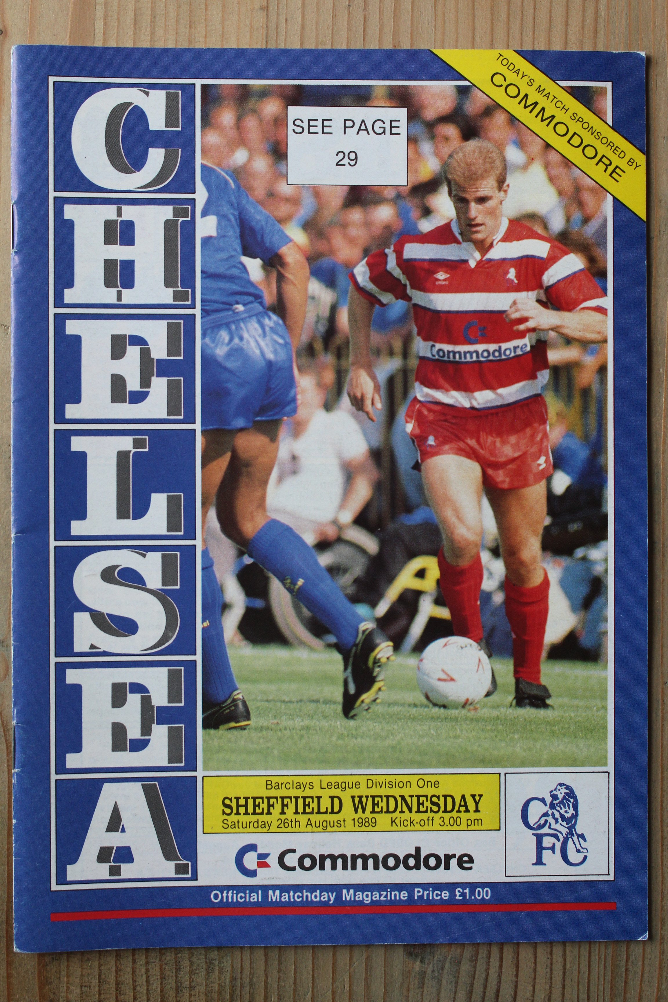 Chelsea FC v Sheffield Wednesday FC 