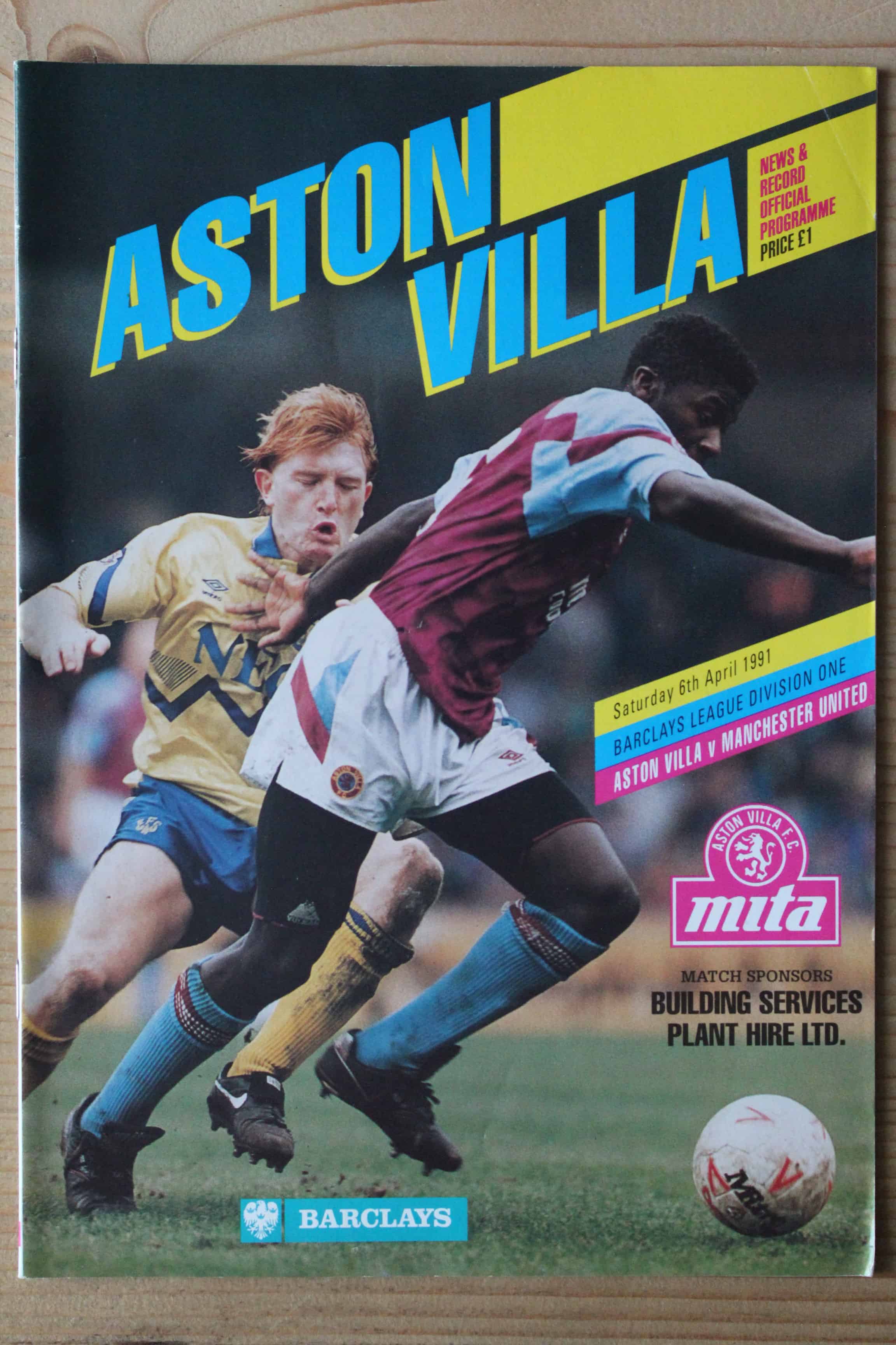 Aston Villa FC v Manchester United FC