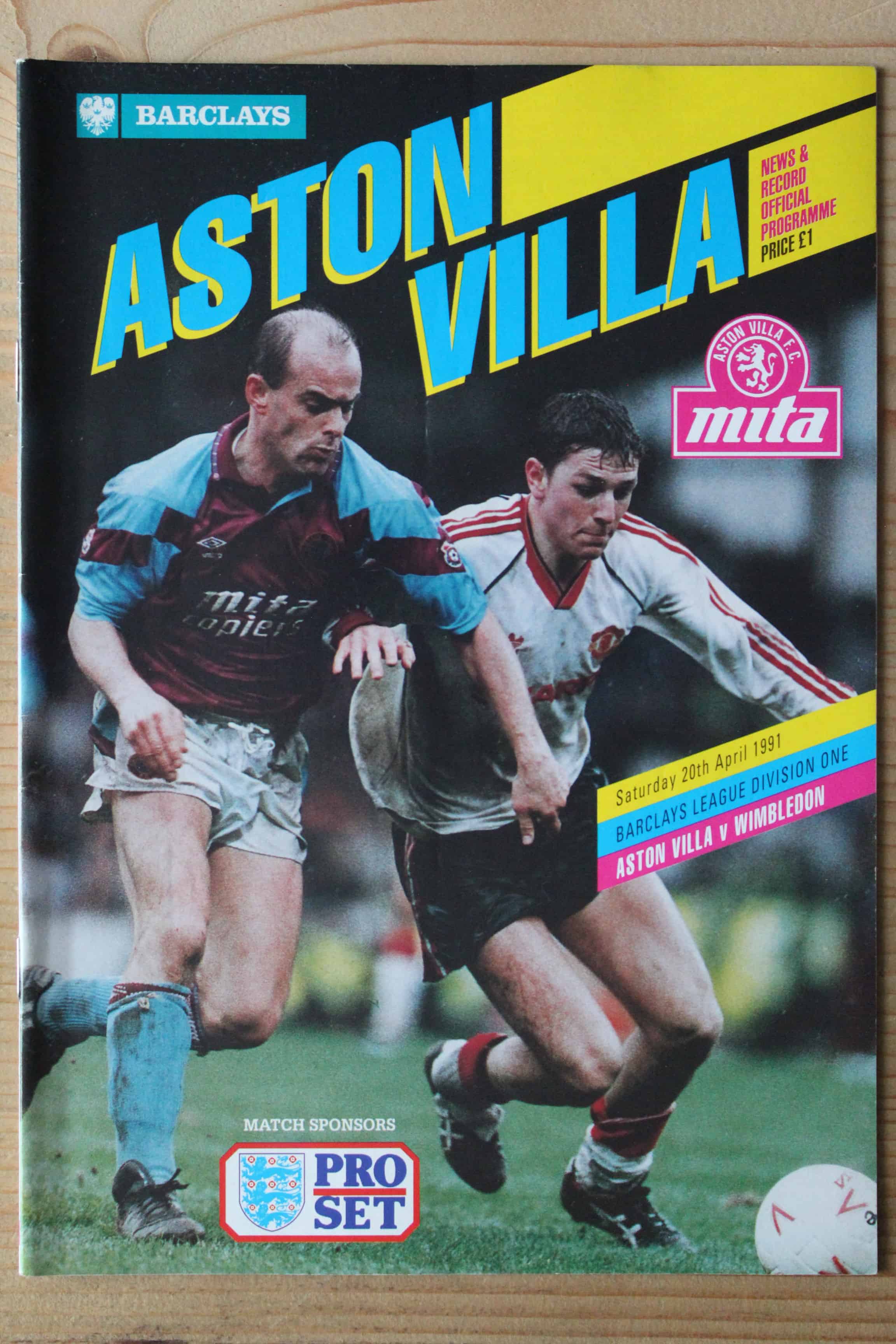 Aston Villa FC v Wimbledon