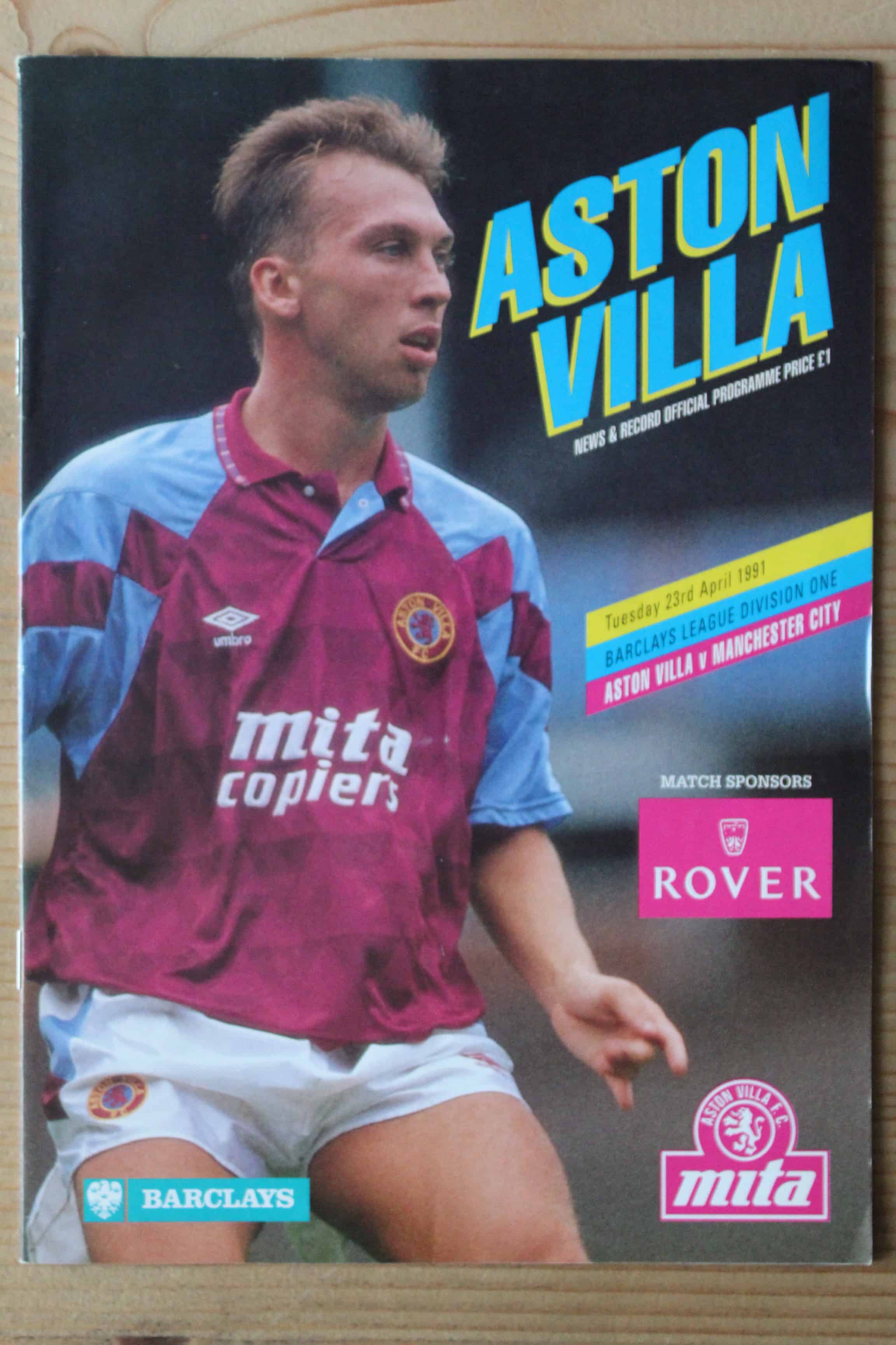 Aston Villa FC v Manchester City FC