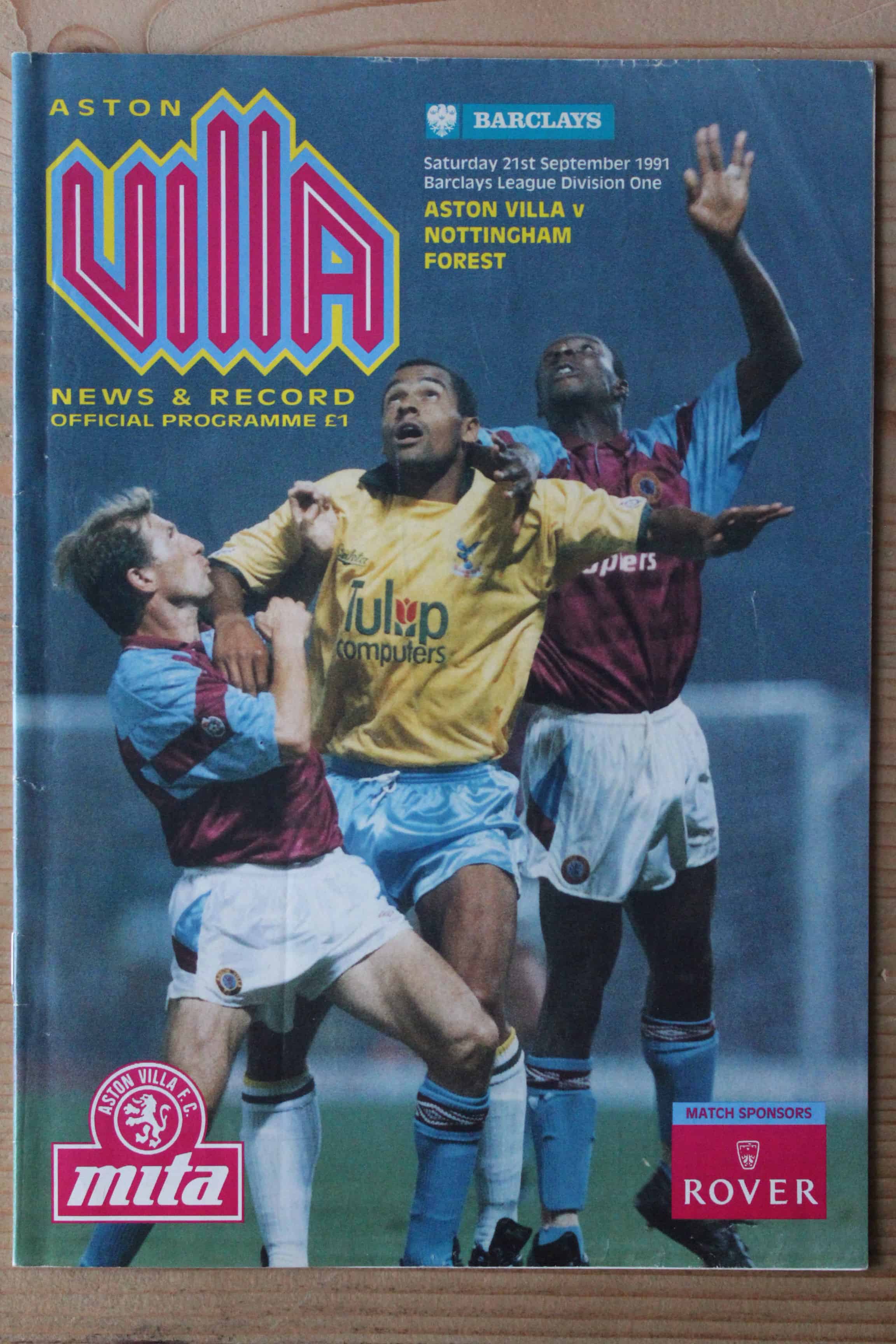 Aston Villa FC v Nottingham Forest FC