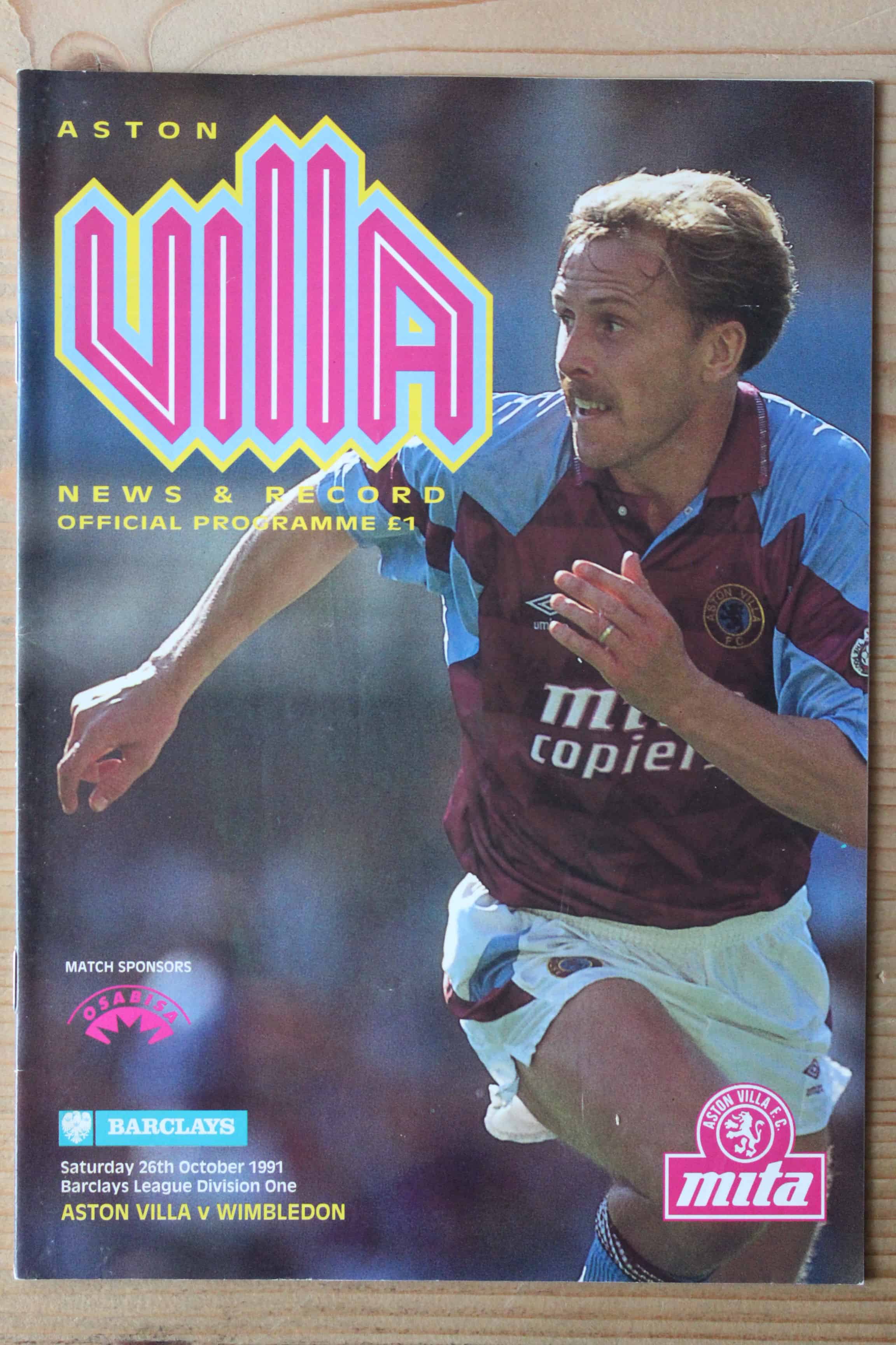 Aston Villa FC v Wimbledon