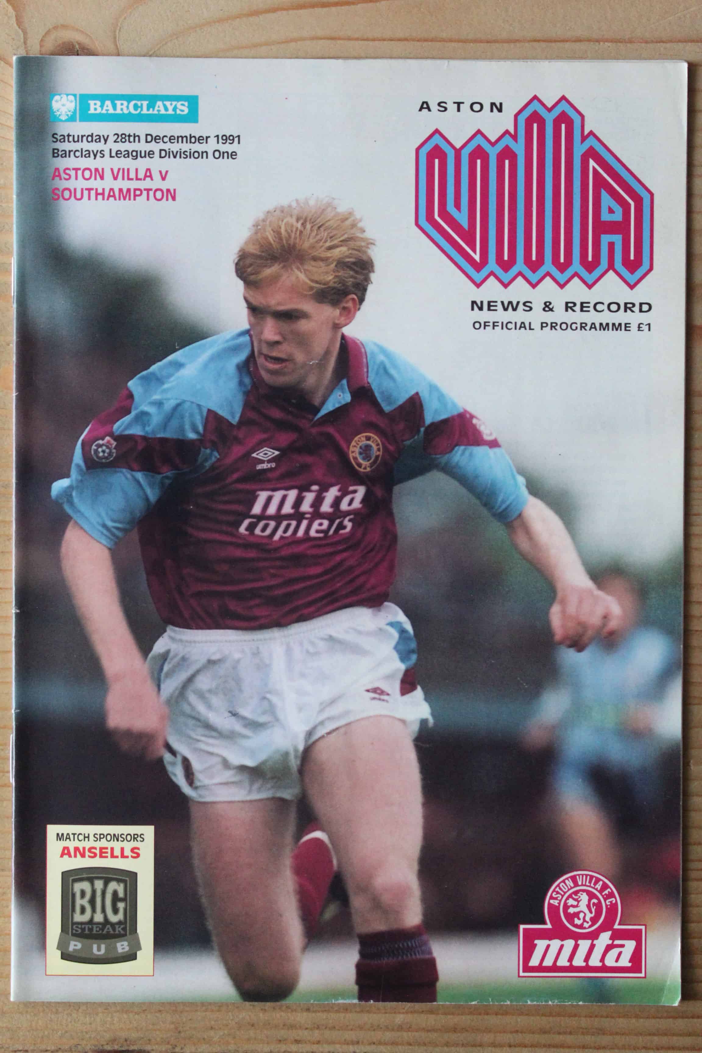 Aston Villa FC v Southampton FC