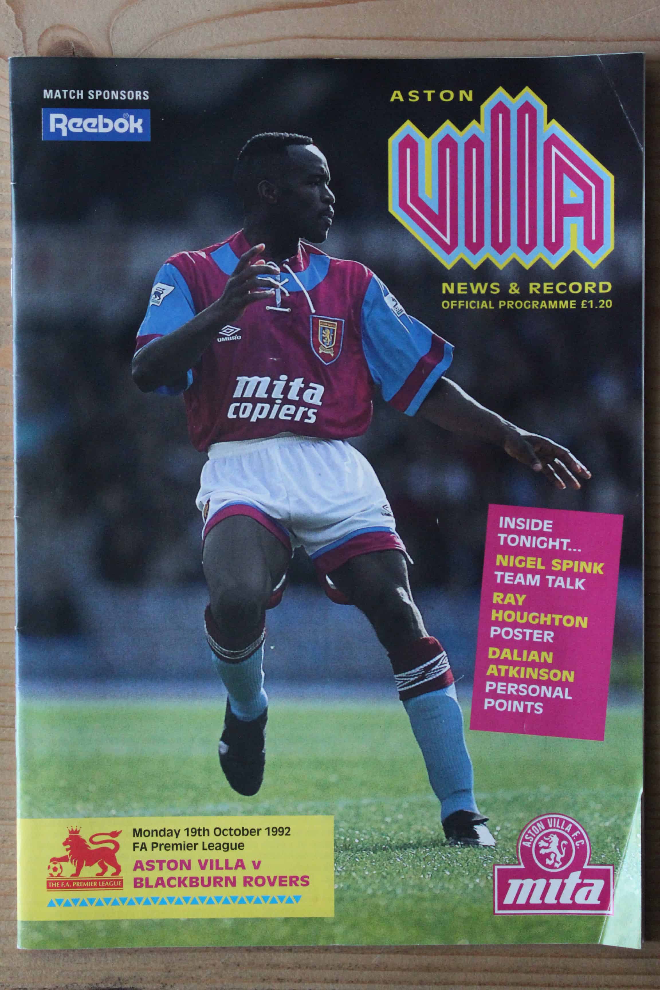 Aston Villa FC v Blackburn Rovers FC