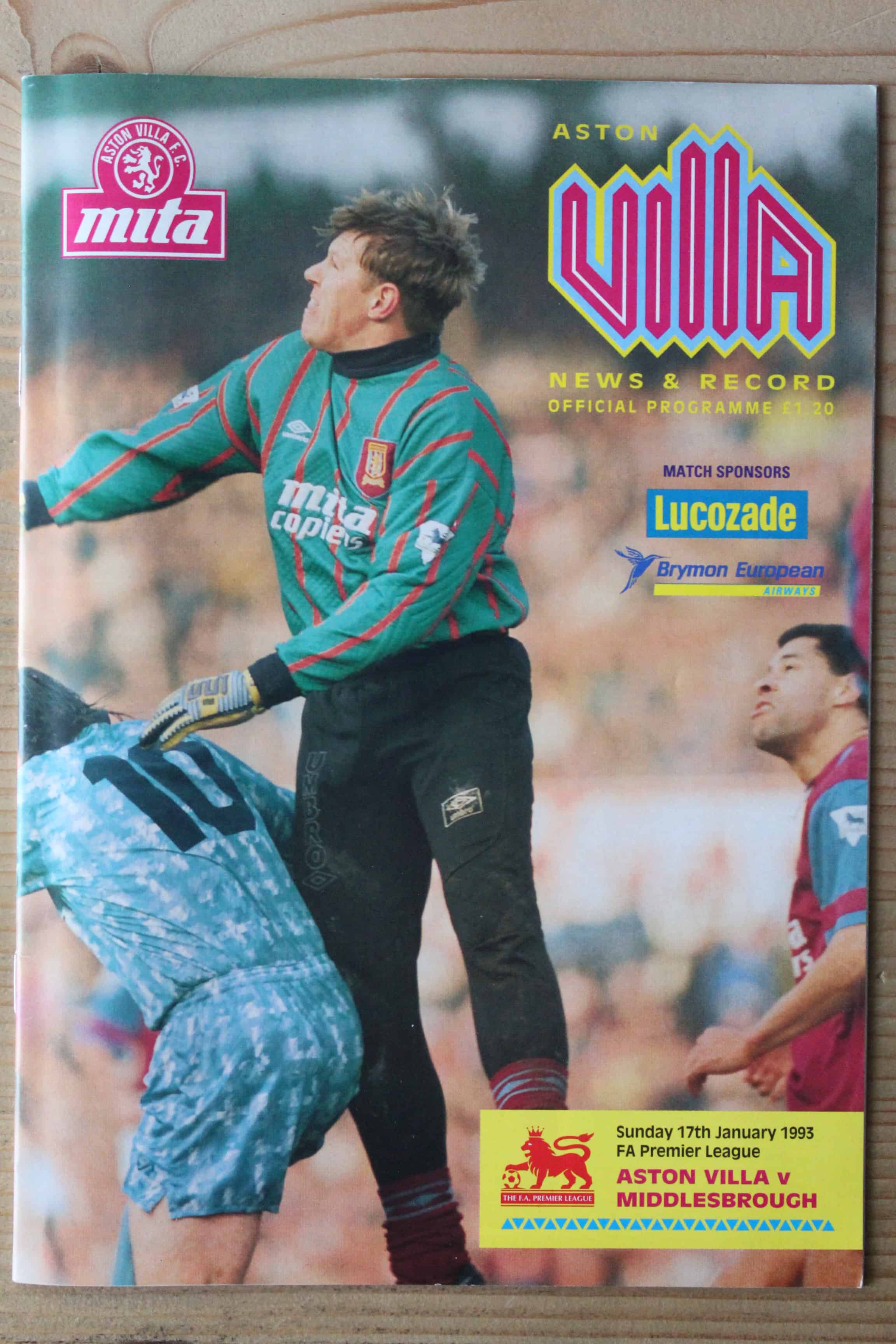 Aston Villa FC v Middlesbrough FC