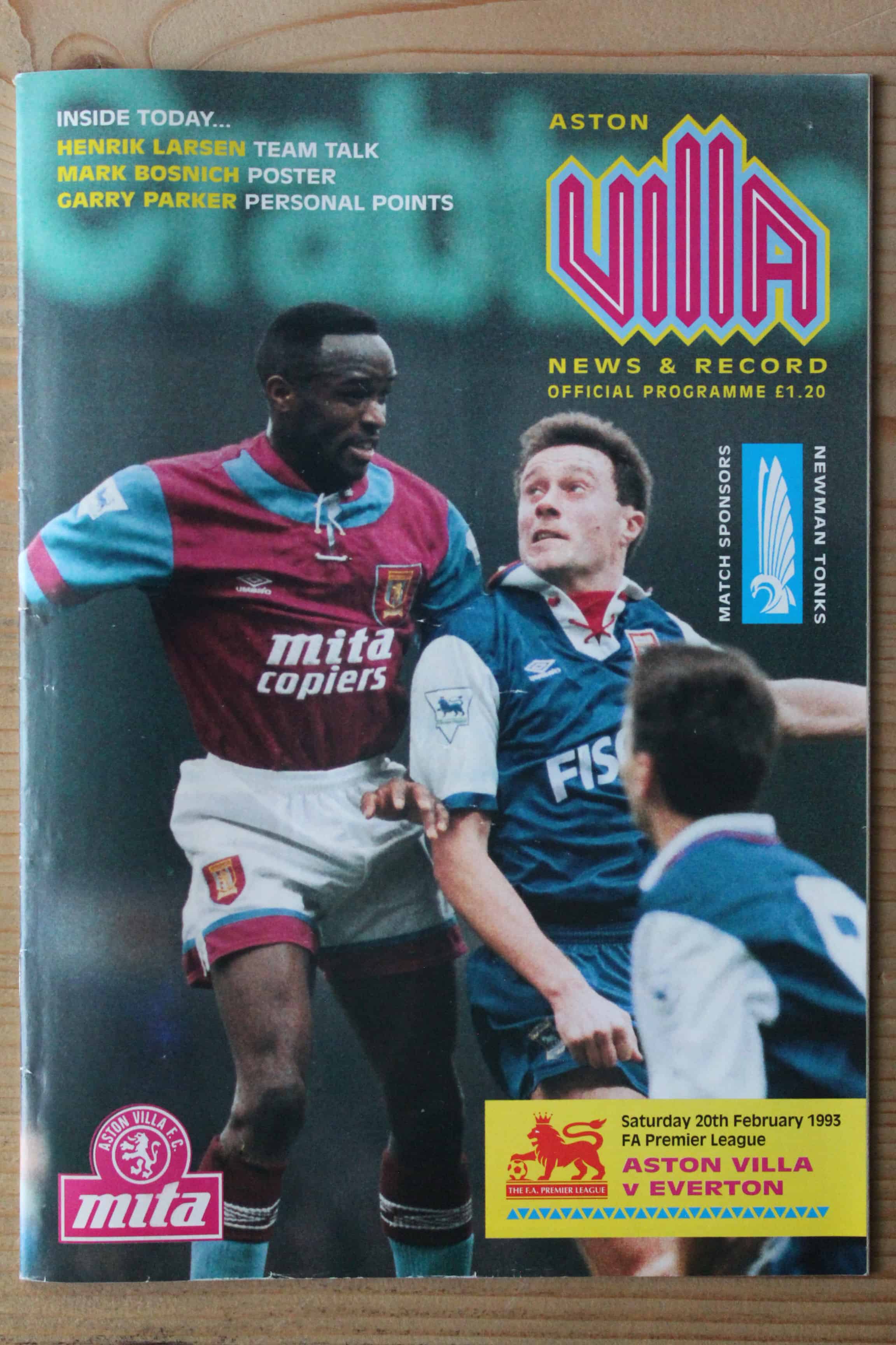 Aston Villa FC v Everton FC