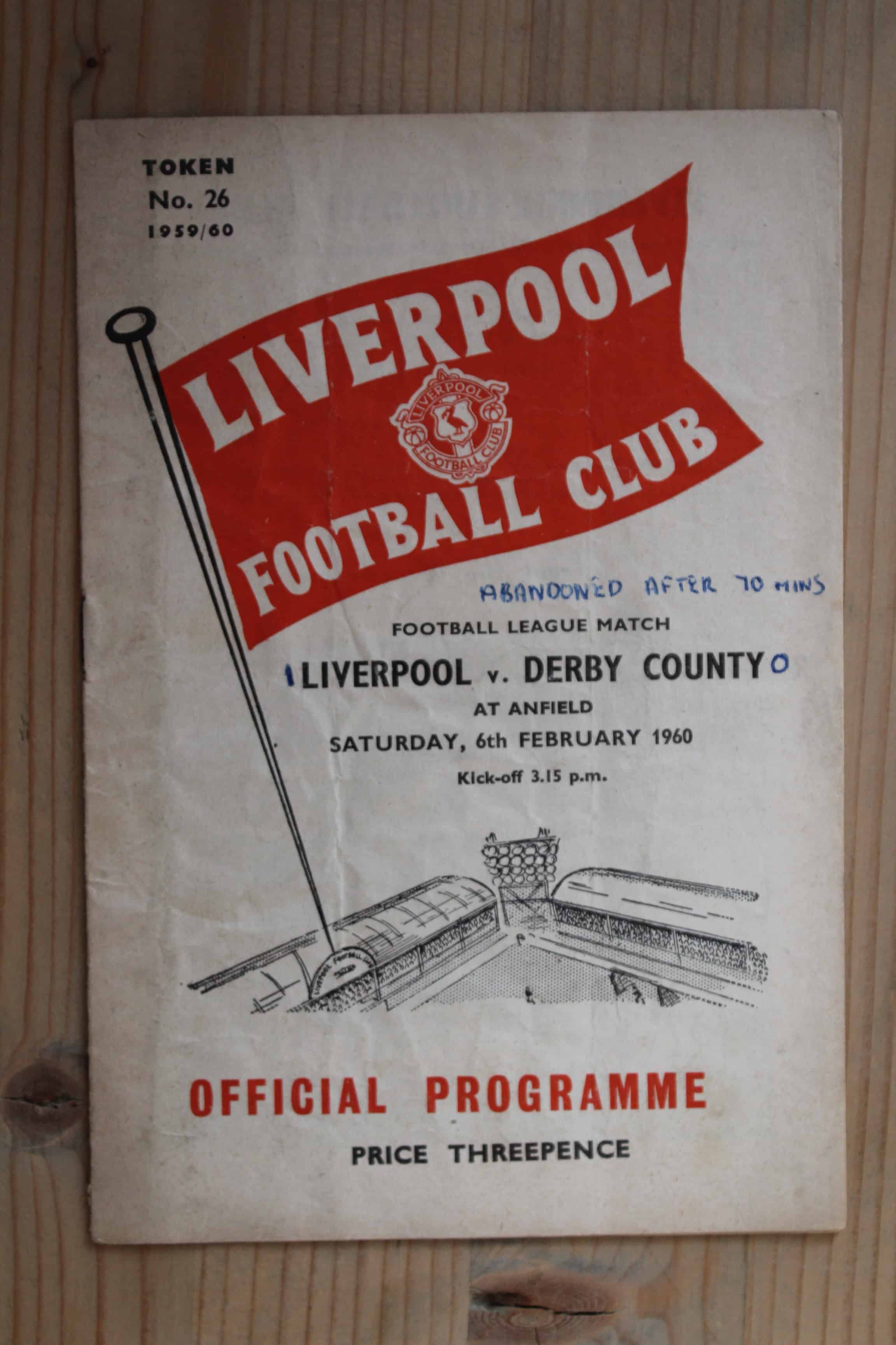 Liverpool FC v Derby County FC