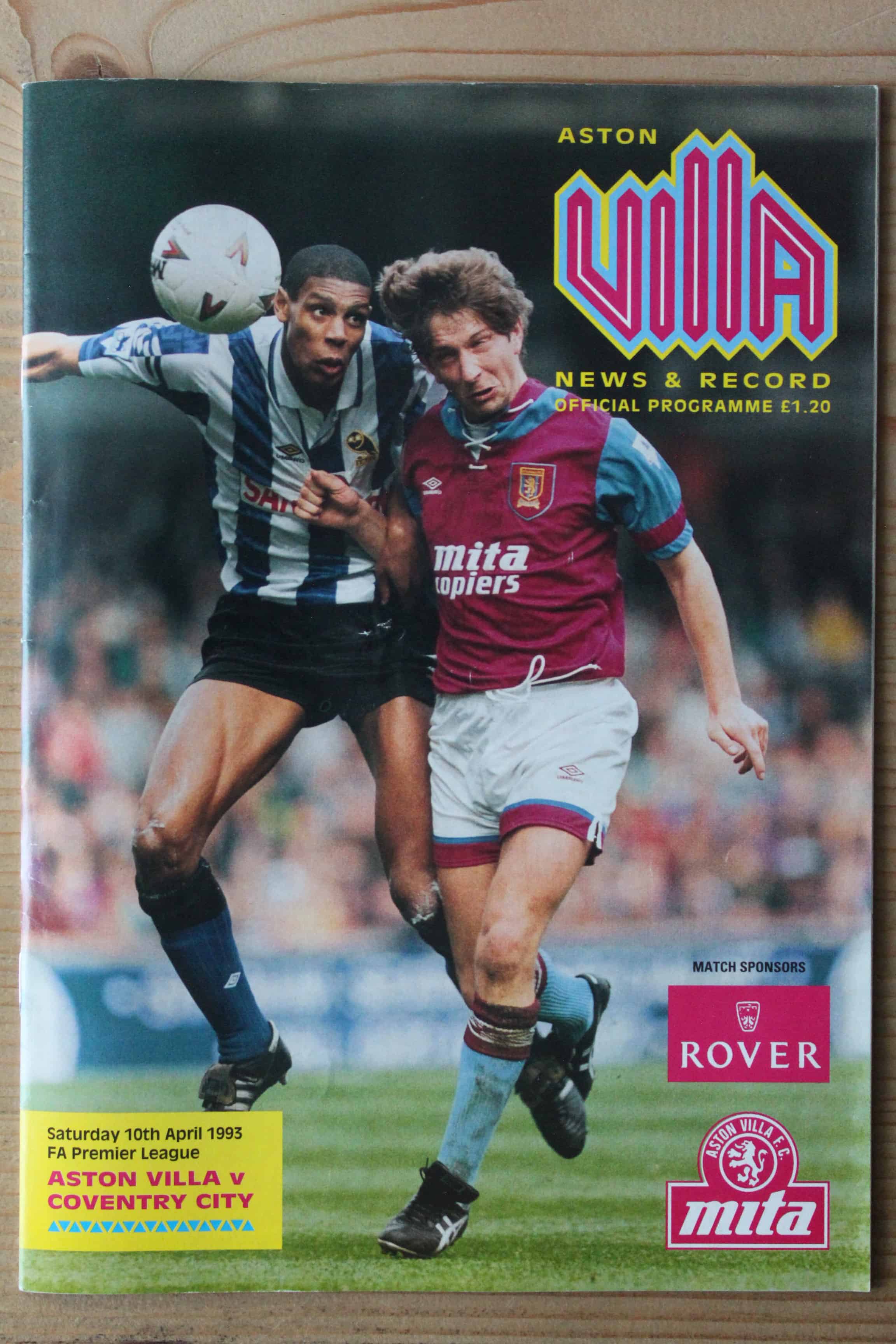 Aston Villa FC v Coventry City FC