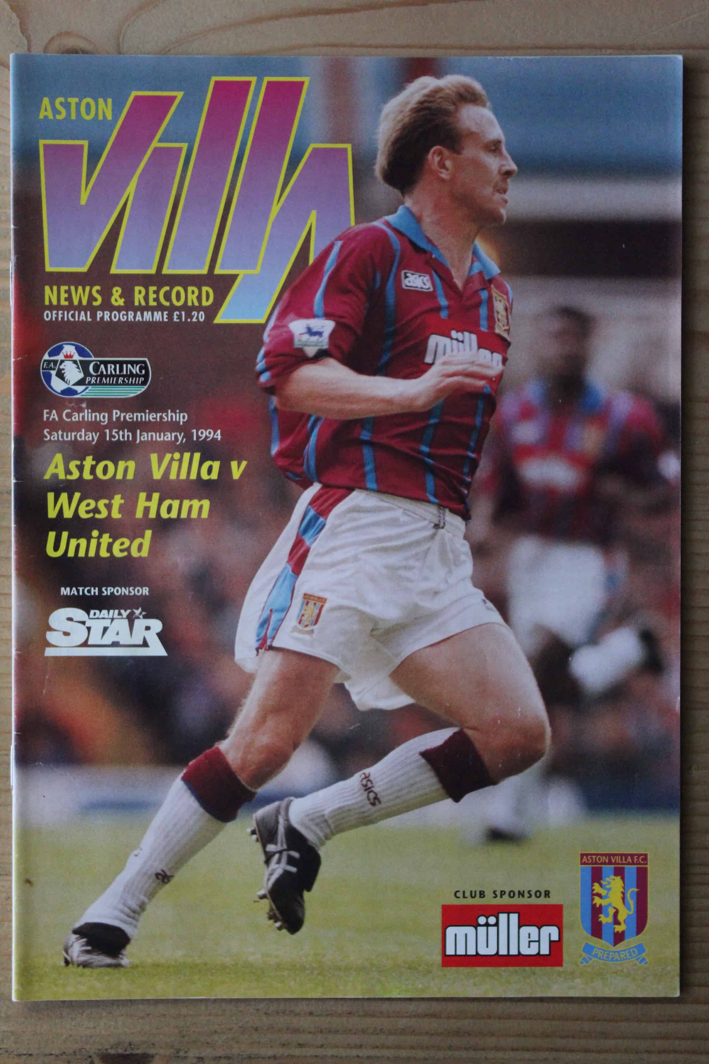 Aston Villa FC v West Ham United FC