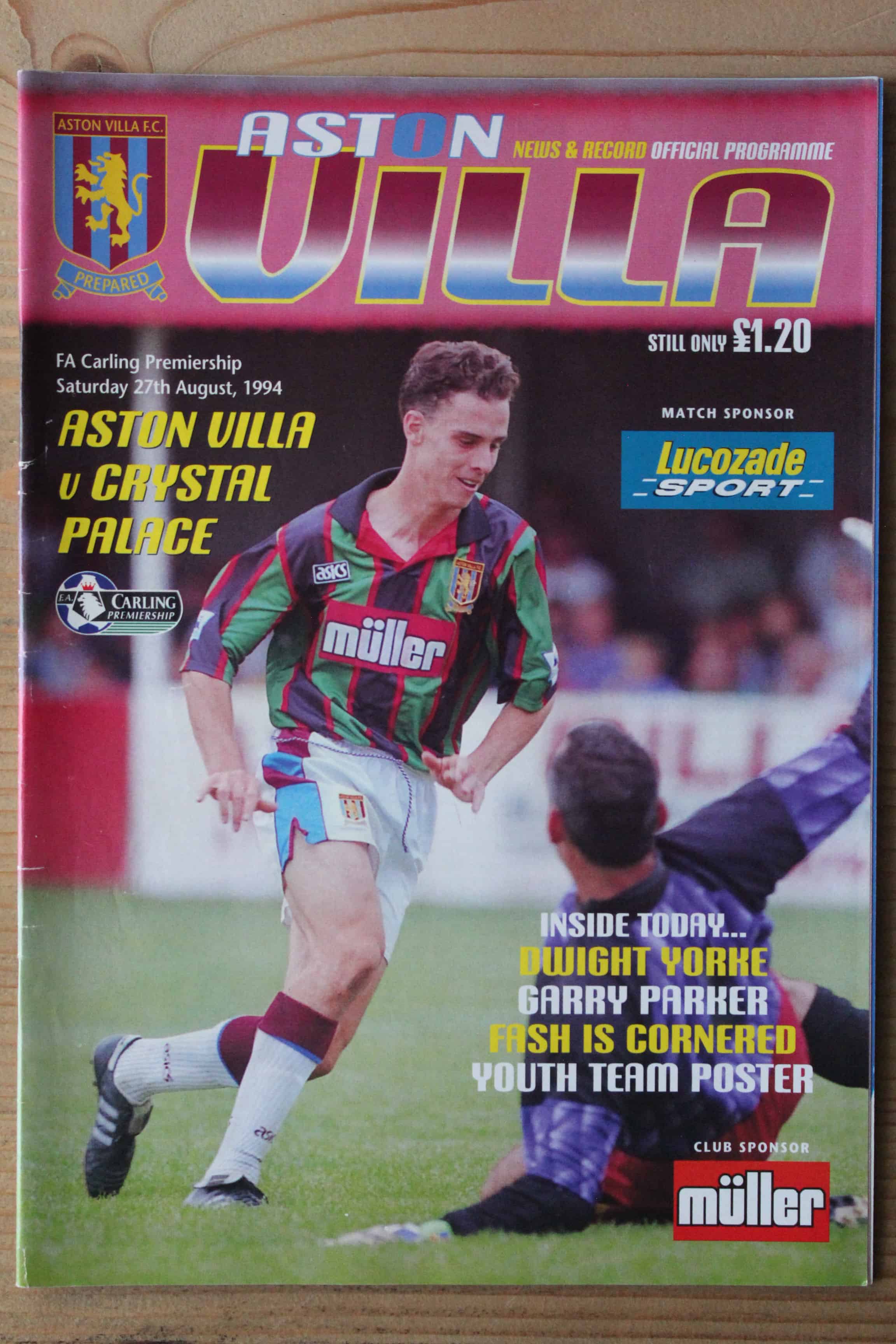 Aston Villa FC v Crystal Palace FC