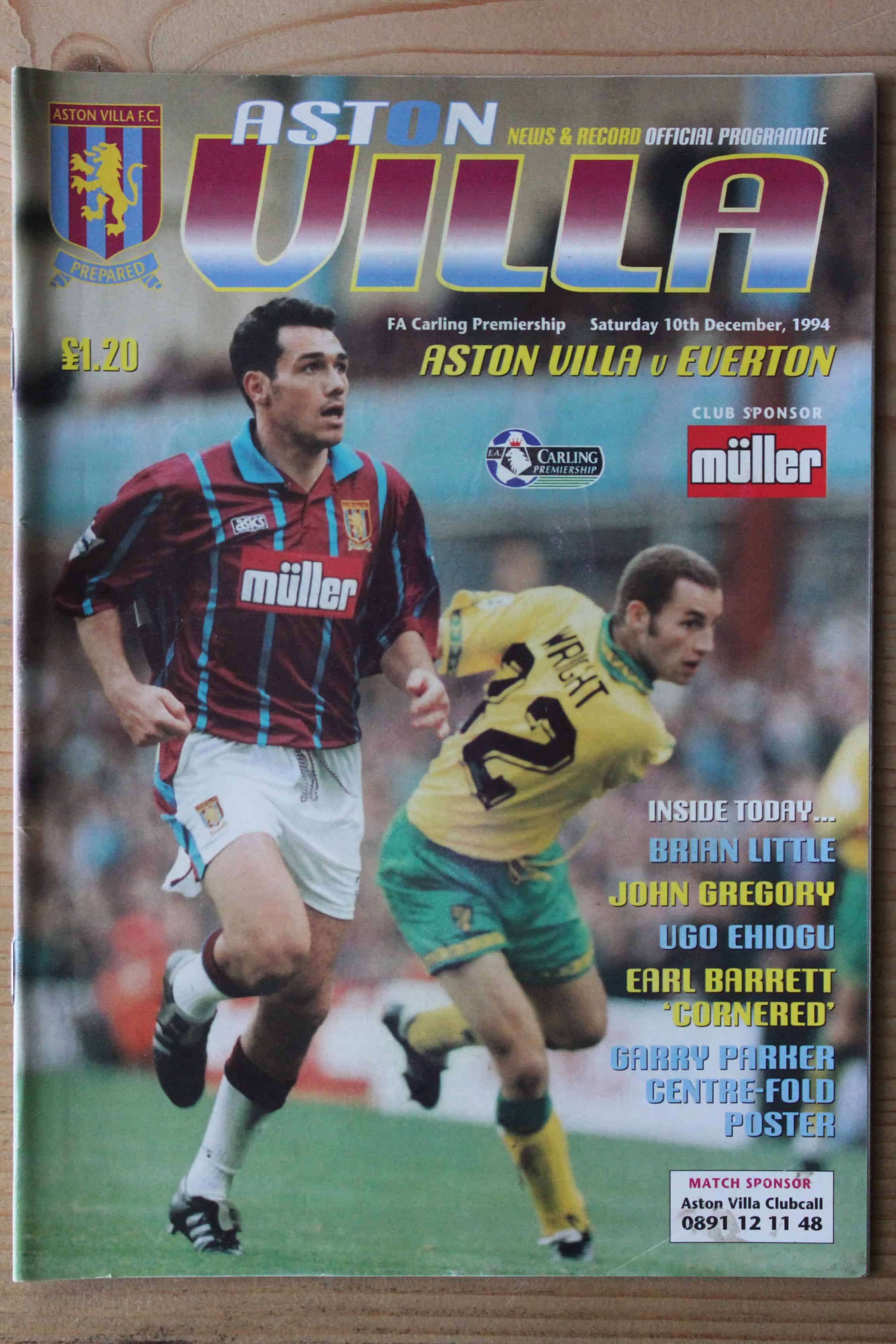 Aston Villa FC v Everton FC