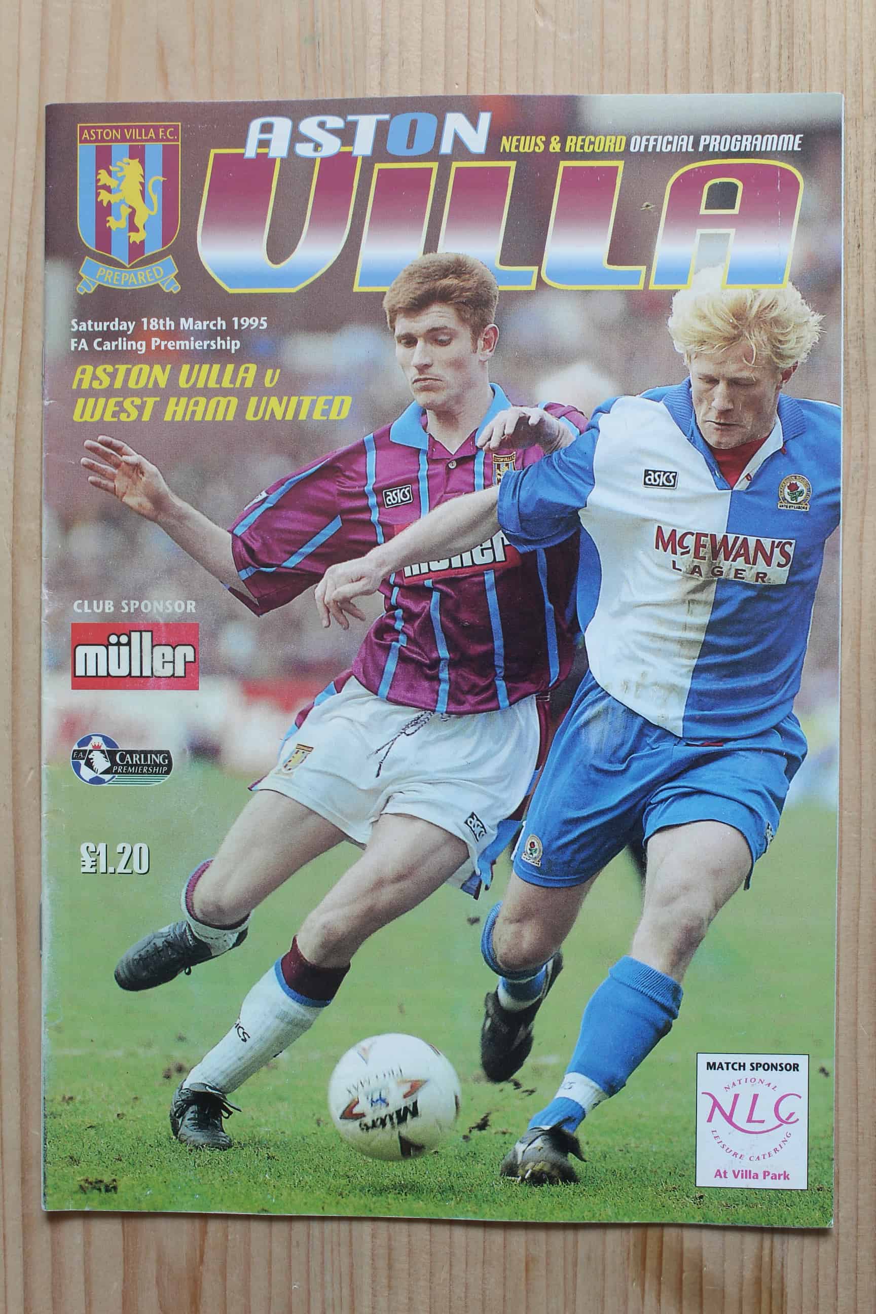 Aston Villa FC v West Ham United FC