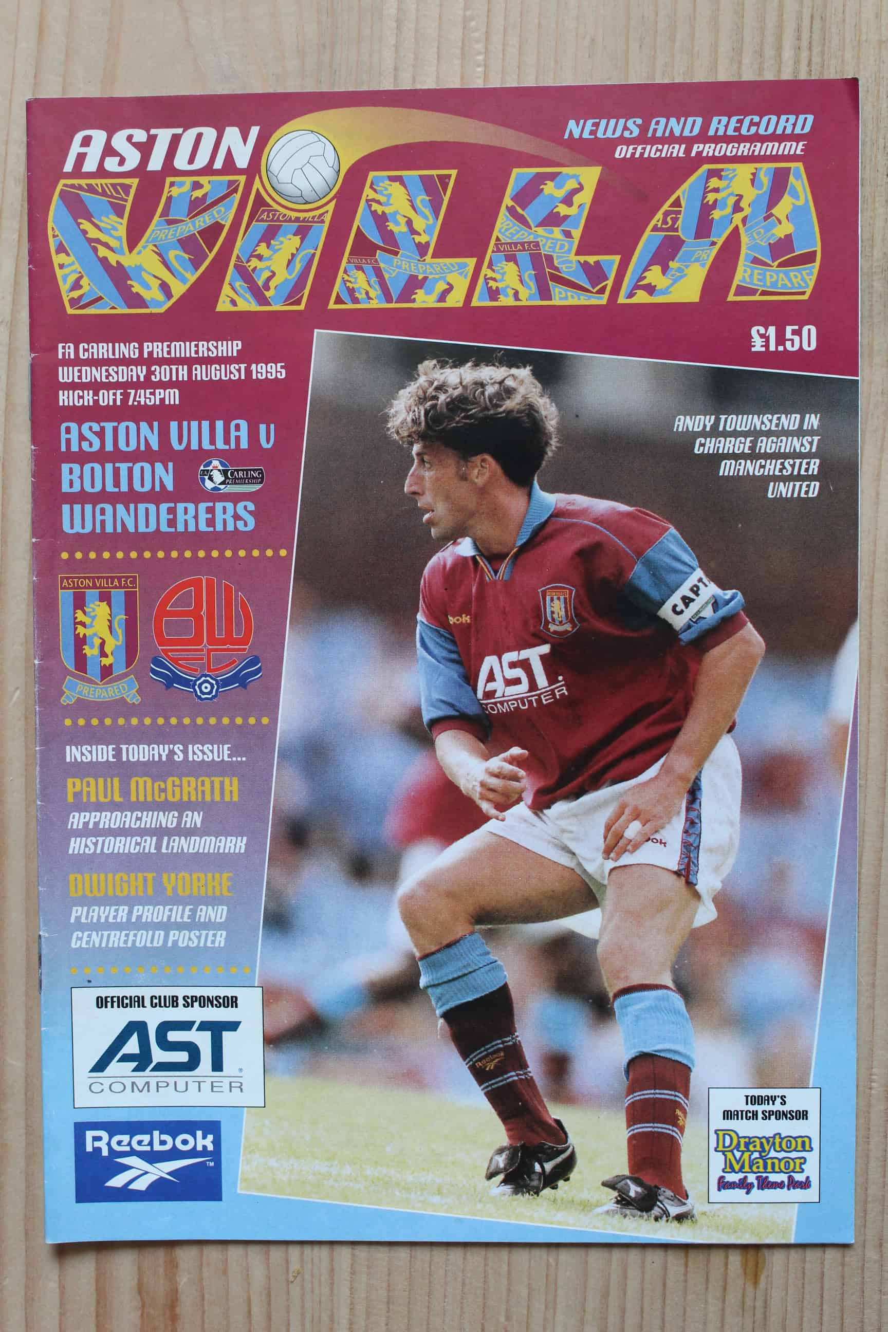 Aston Villa FC v Bolton Wanderers FC