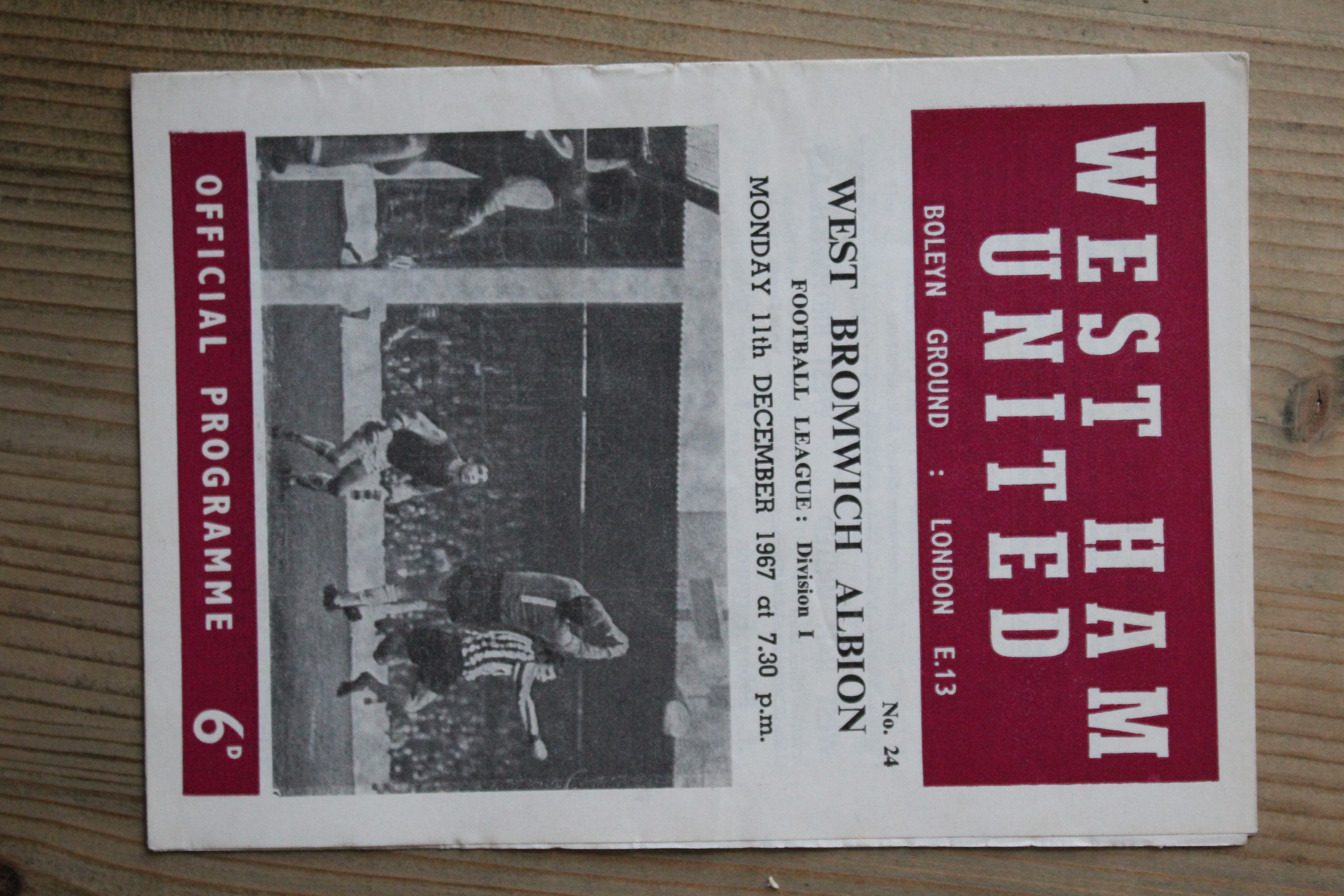 West Ham United FC v West Bromwich Albion FC 