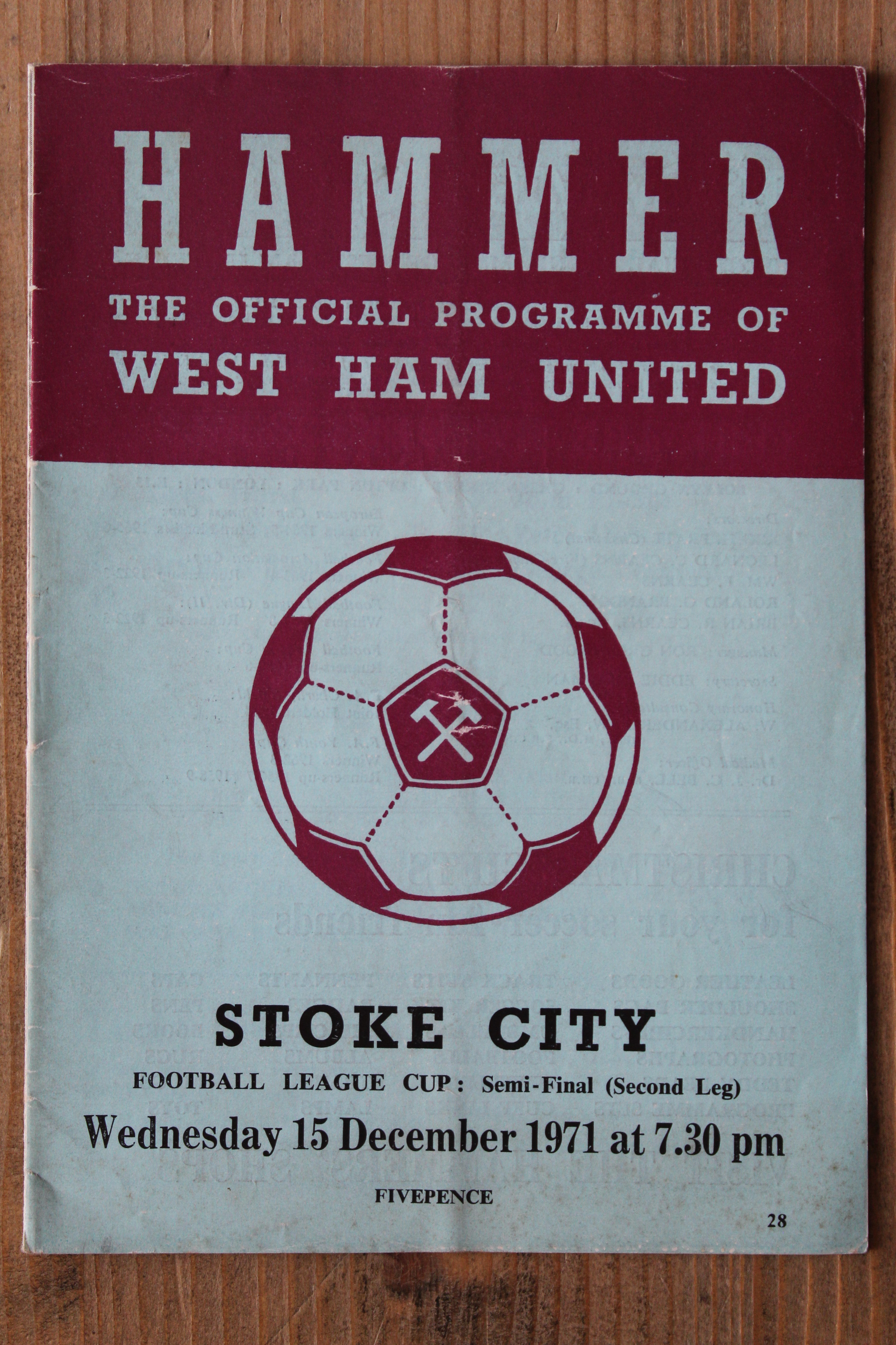 West Ham United FC v Stoke City FC