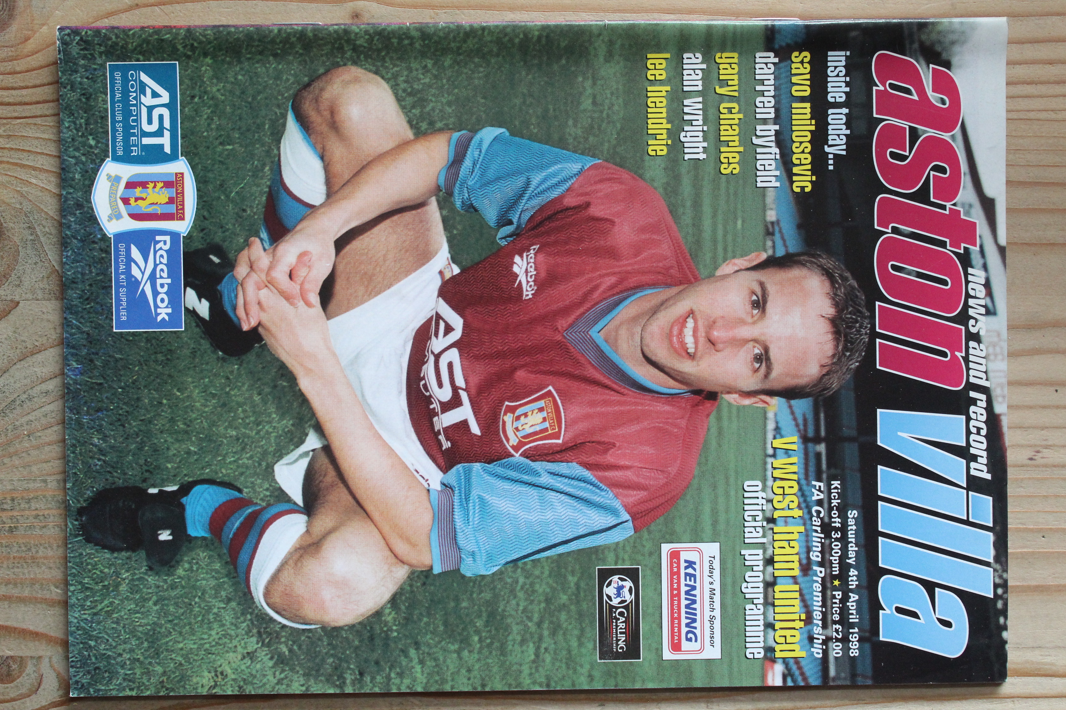 Aston Villa FC v West Ham United FC