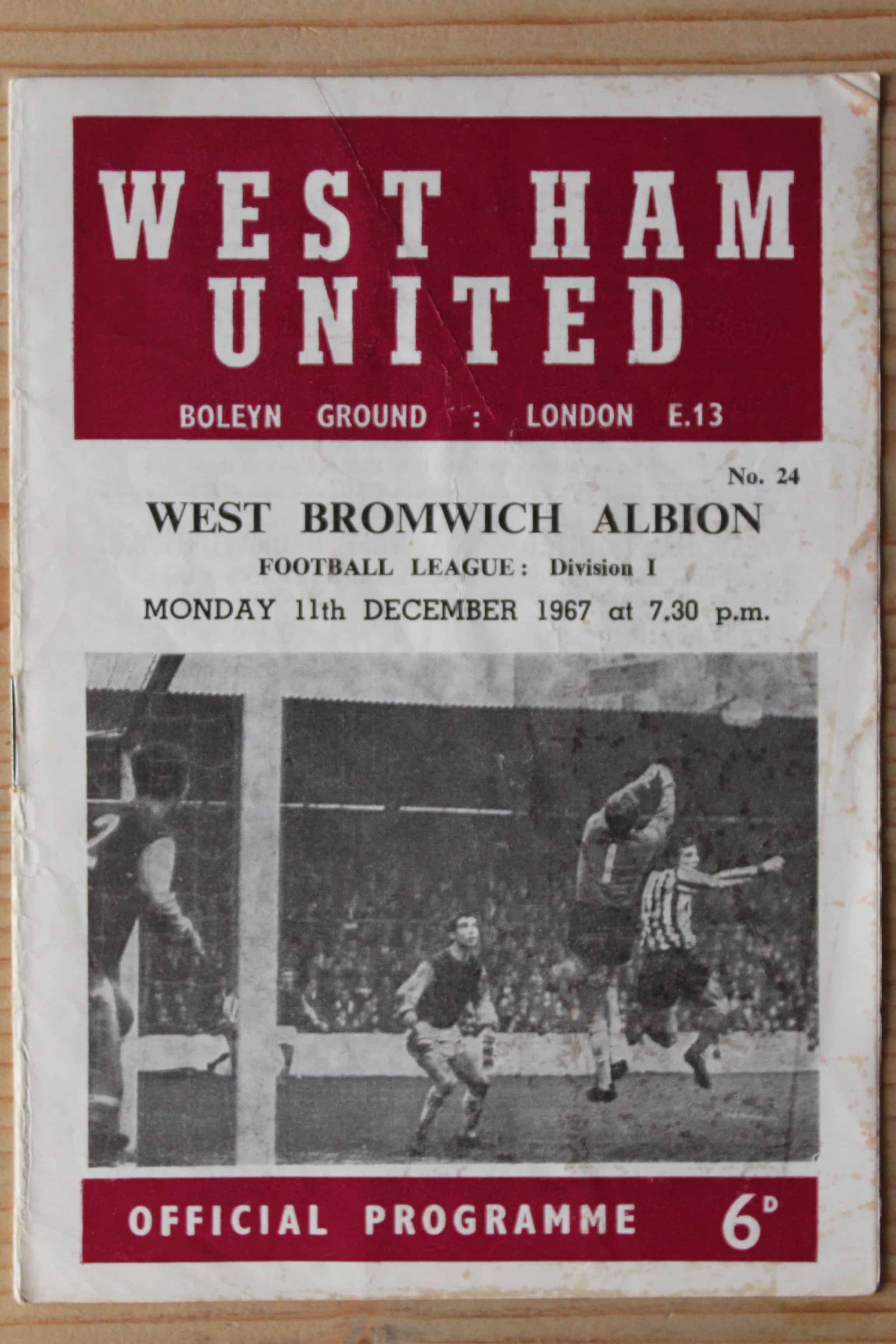 West Ham United FC v West Bromwich Albion FC 