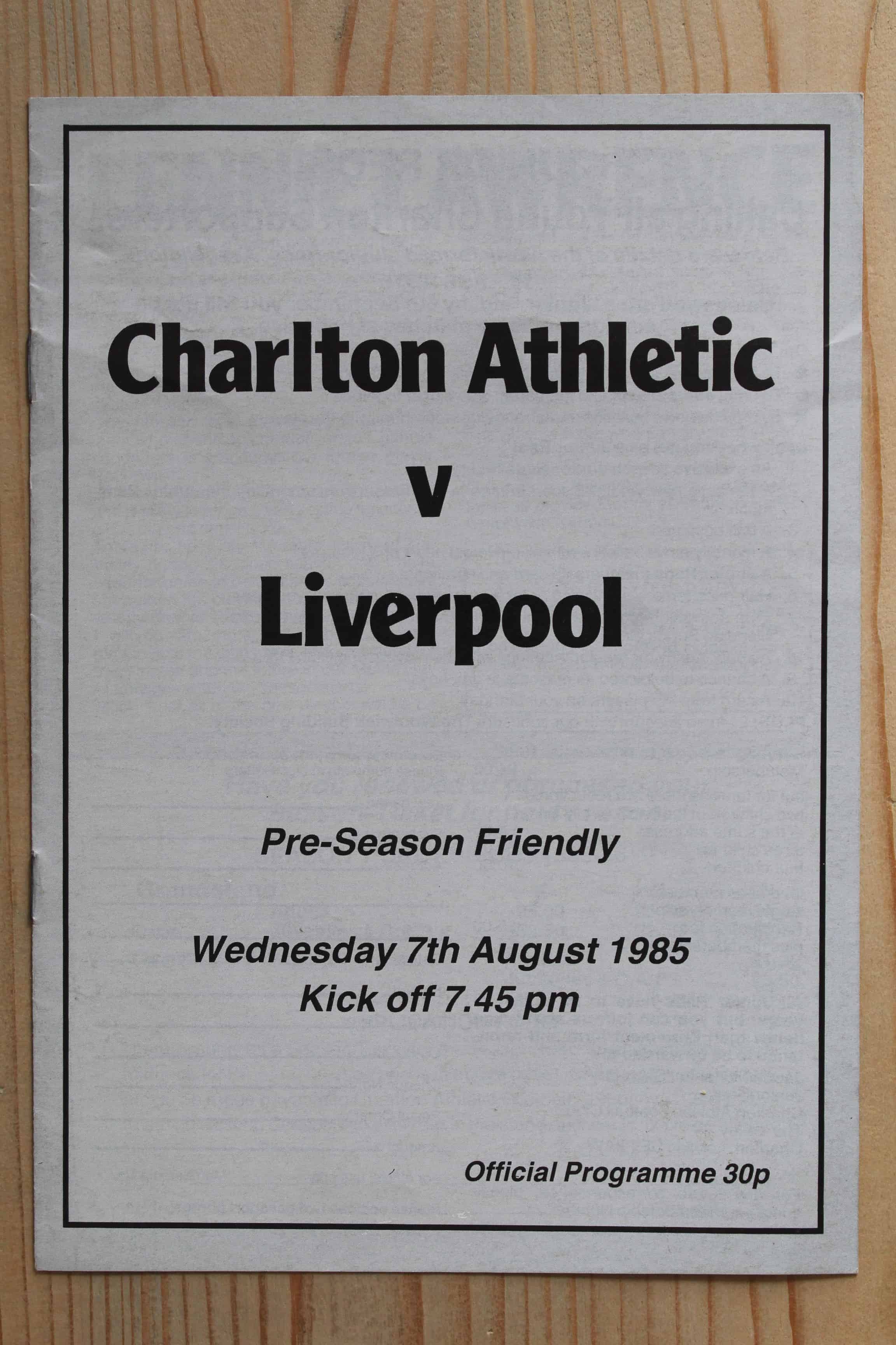 Charlton Athletic FC v Liverpool FC