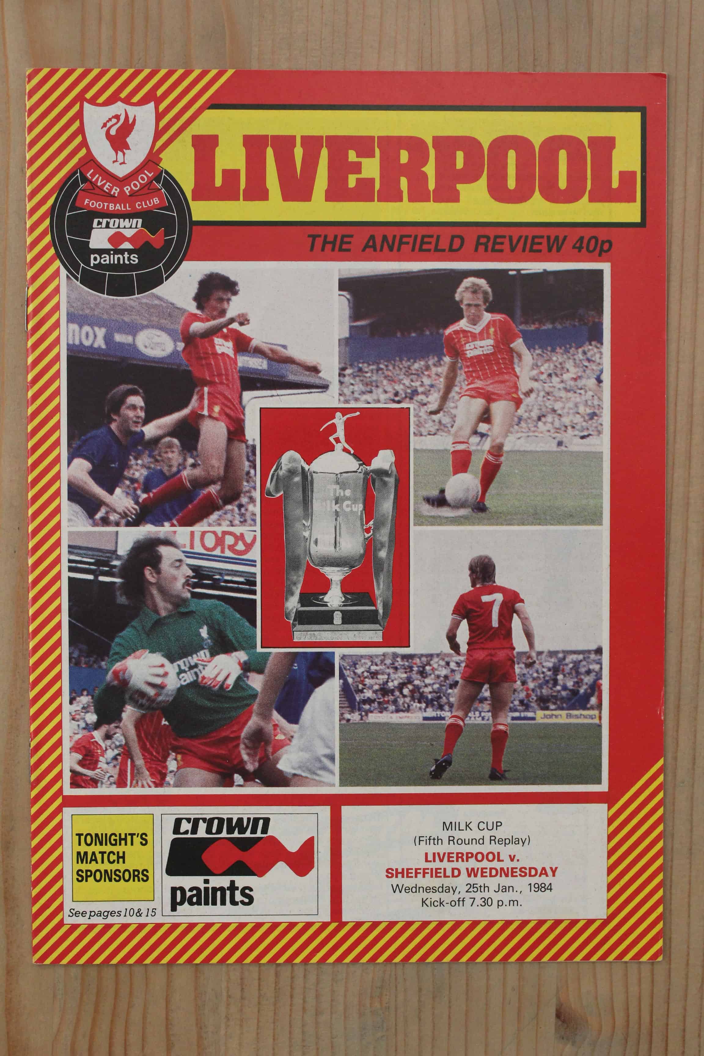 Liverpool FC v Sheffield Wednesday FC 