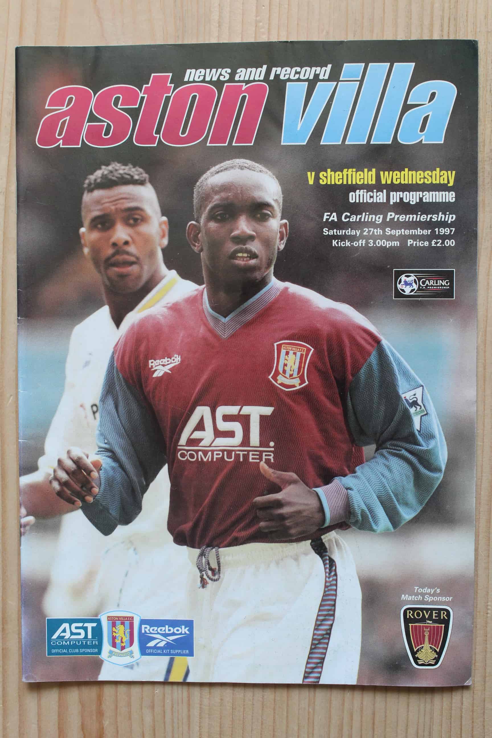 Aston Villa FC v Sheffield Wednesday FC 