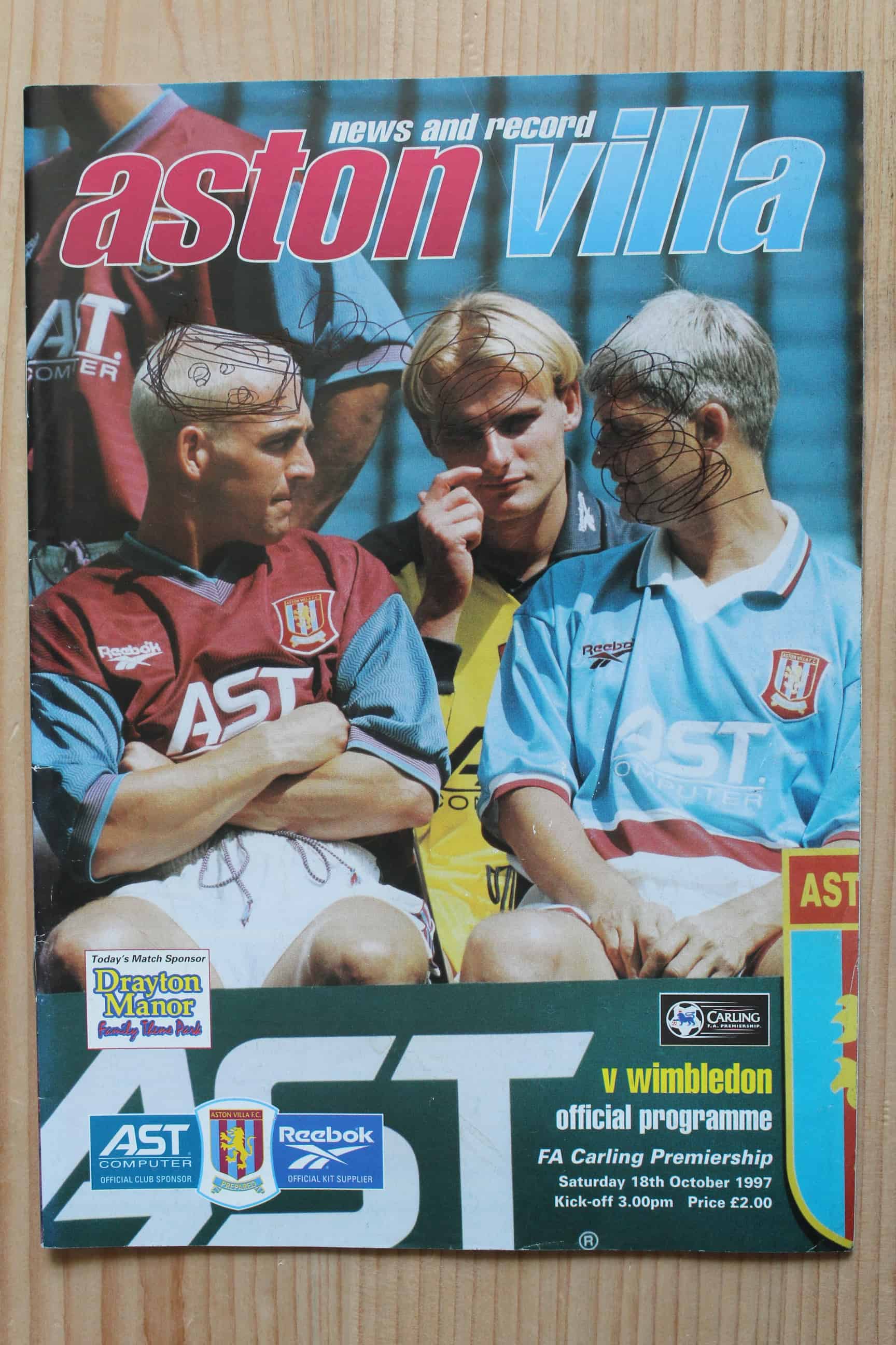 Aston Villa FC v Wimbledon