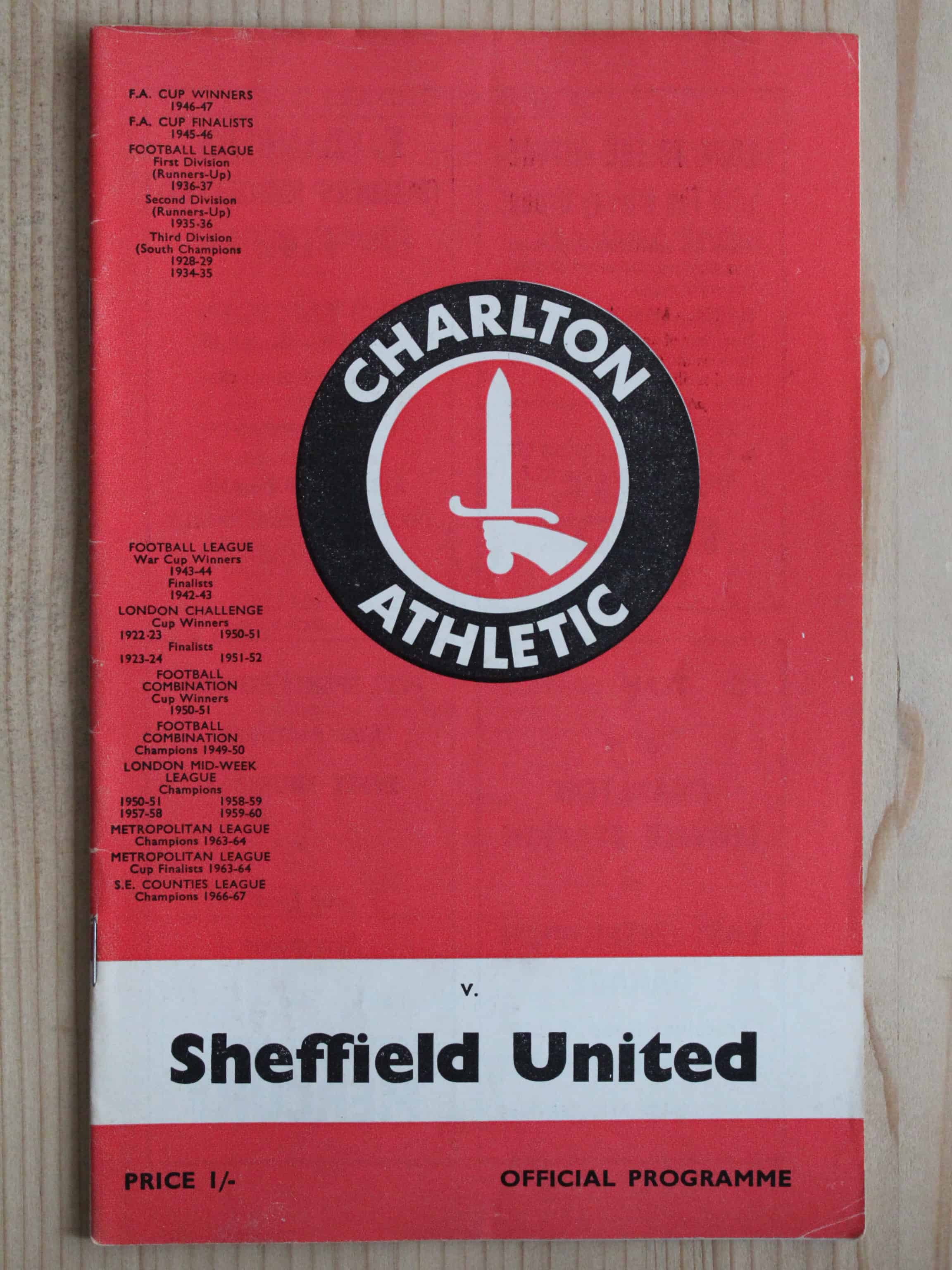 Charlton Athletic FC v Sheffield United FC