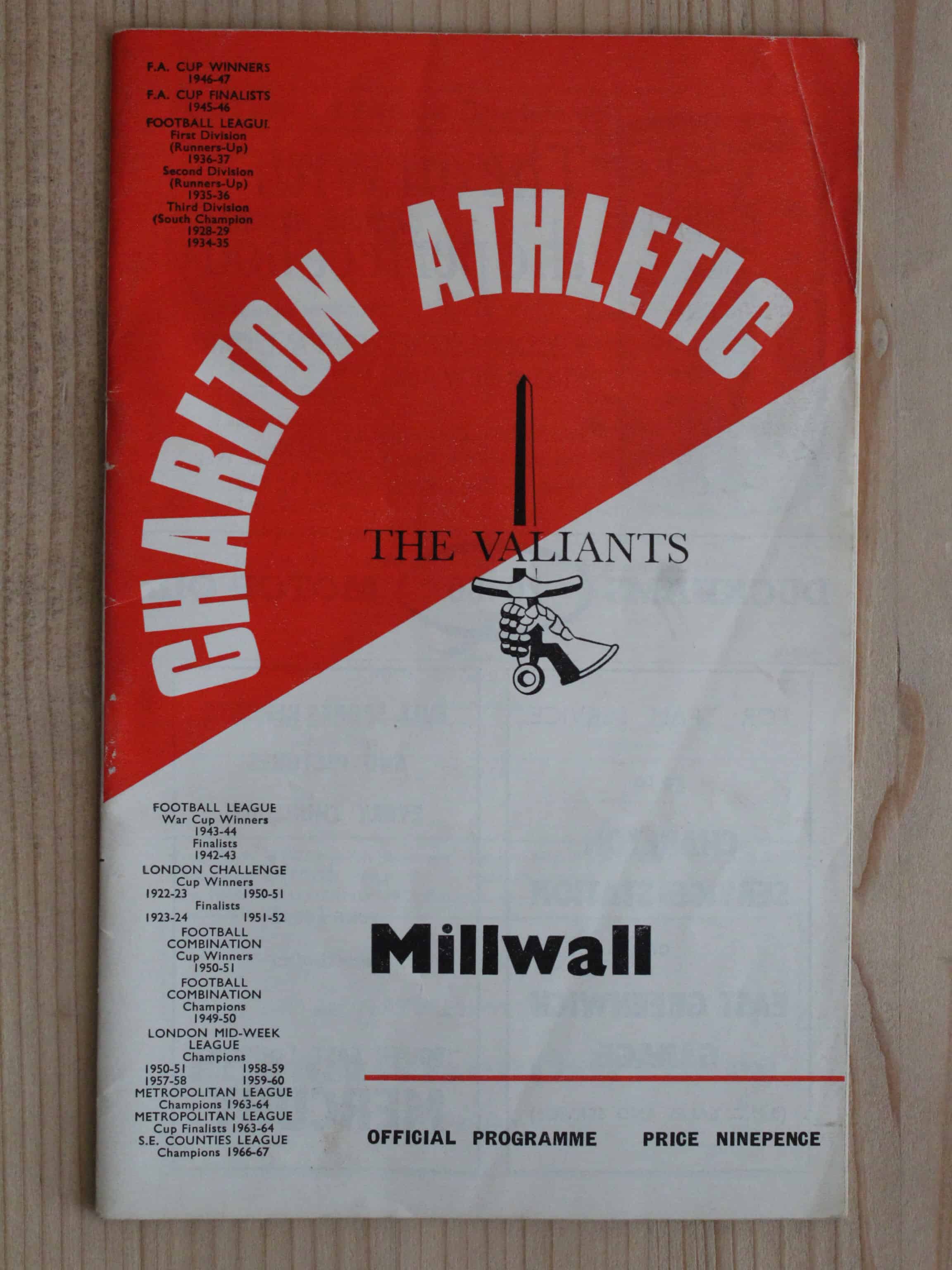 Charlton Athletic FC v Millwall FC