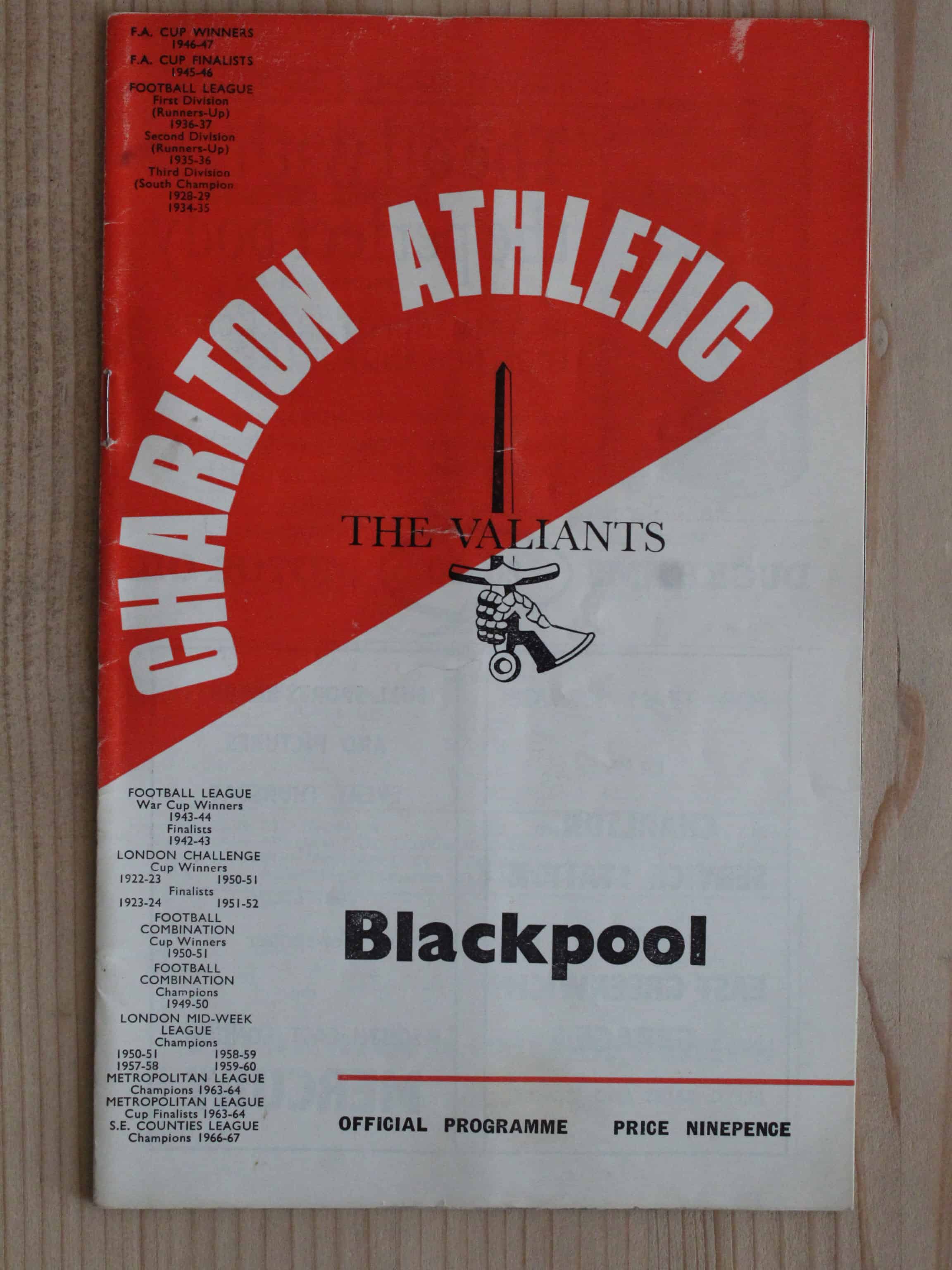 Charlton Athletic FC v Blackpool FC