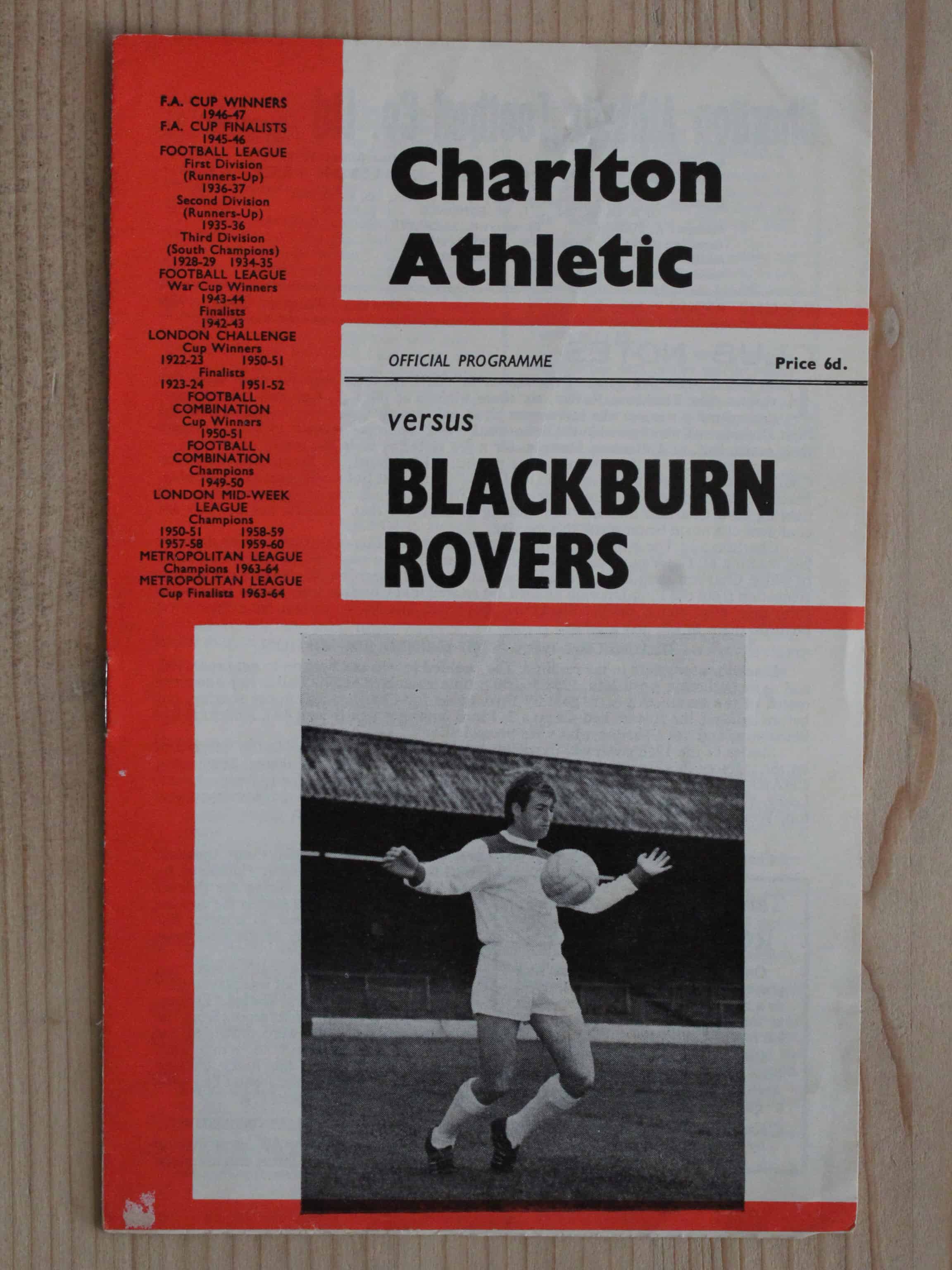 Charlton Athletic FC v Blackburn Rovers FC