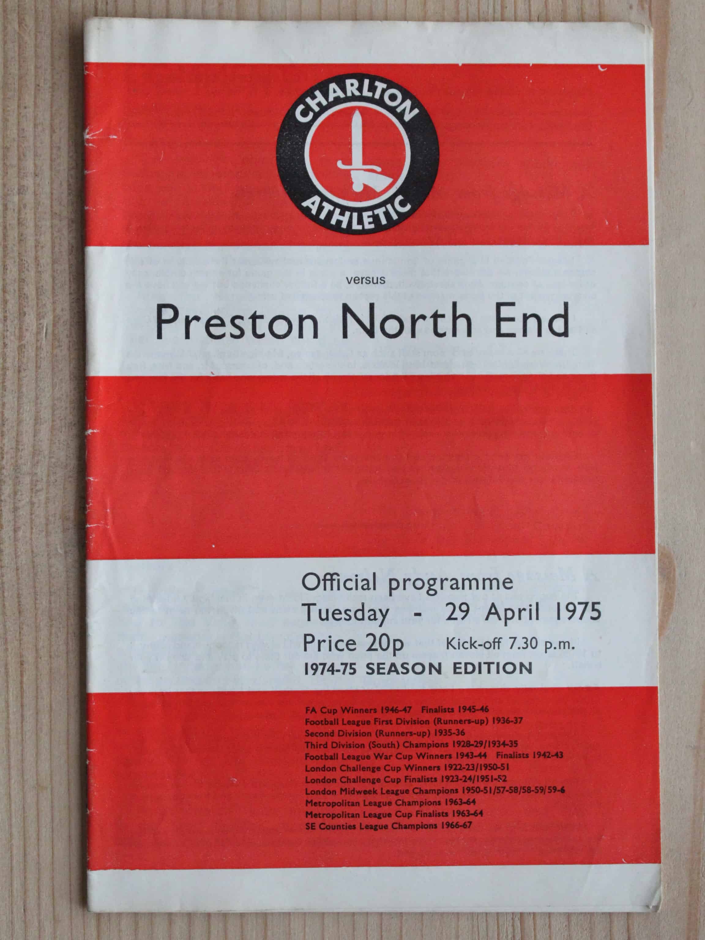 Charlton Athletic FC v Preston North End FC