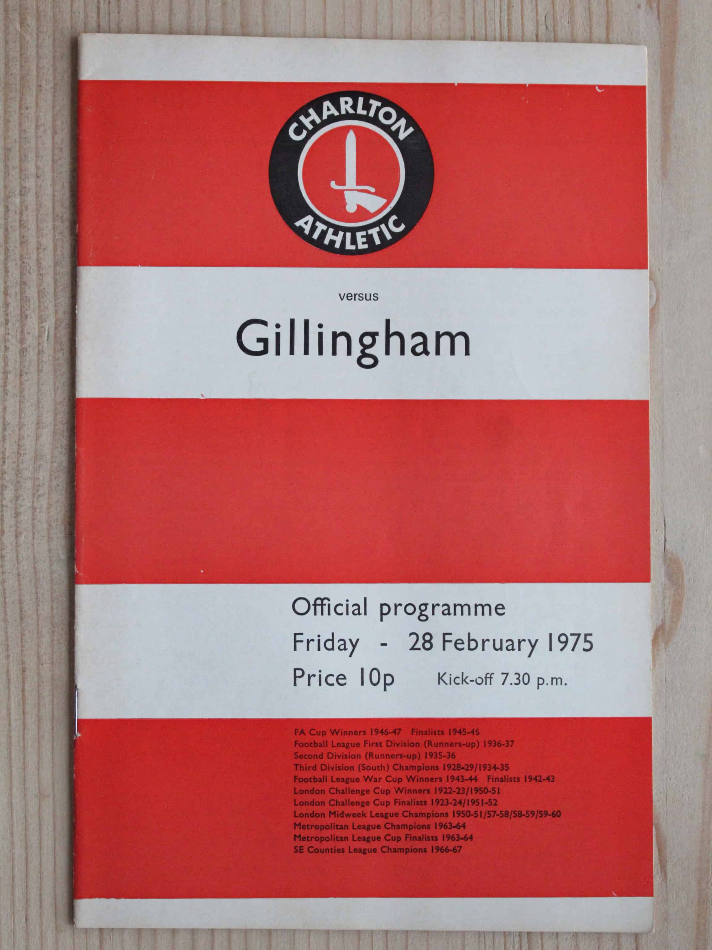 Charlton Athletic FC v Gillingham FC