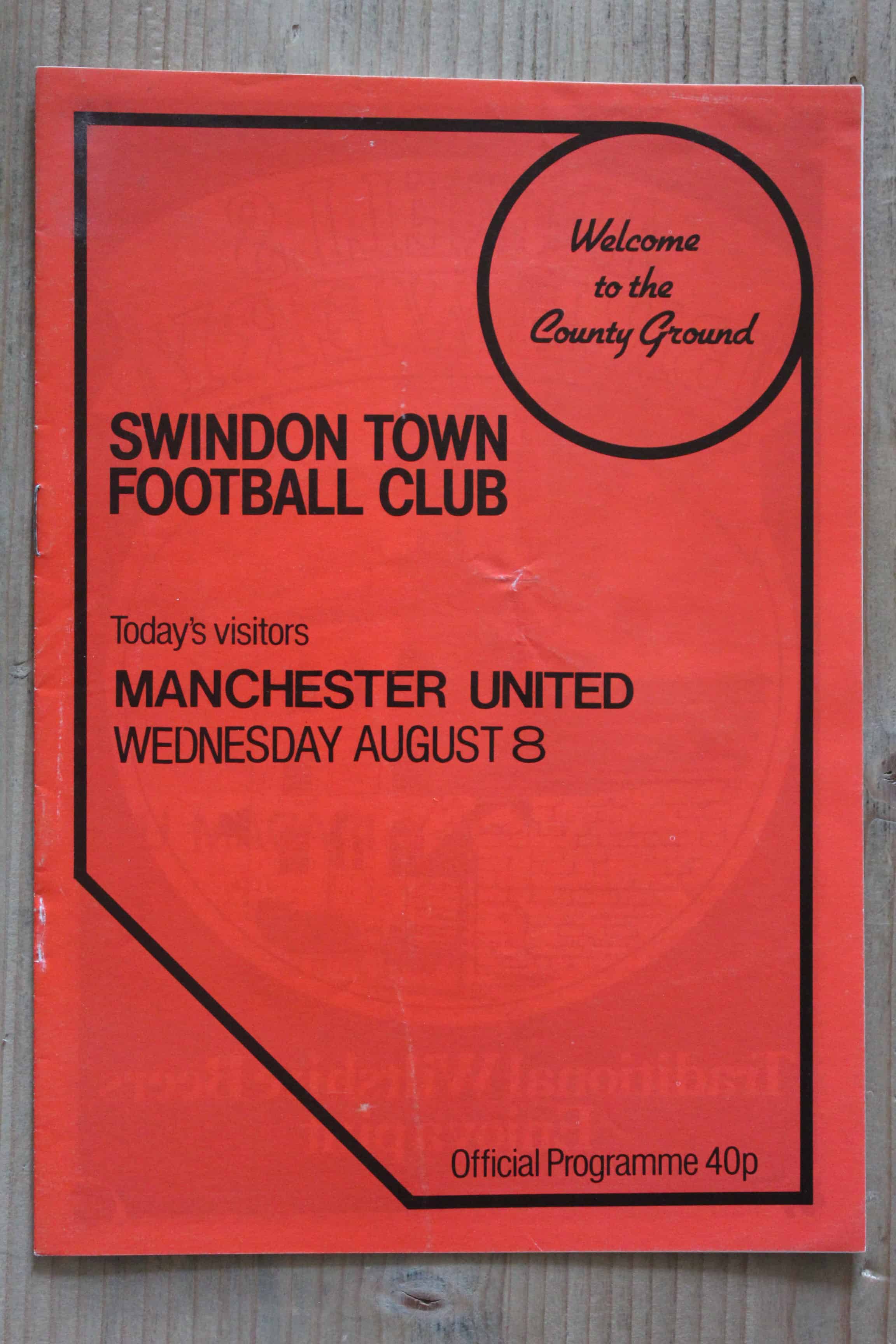 Swindon Town FC v Manchester United FC