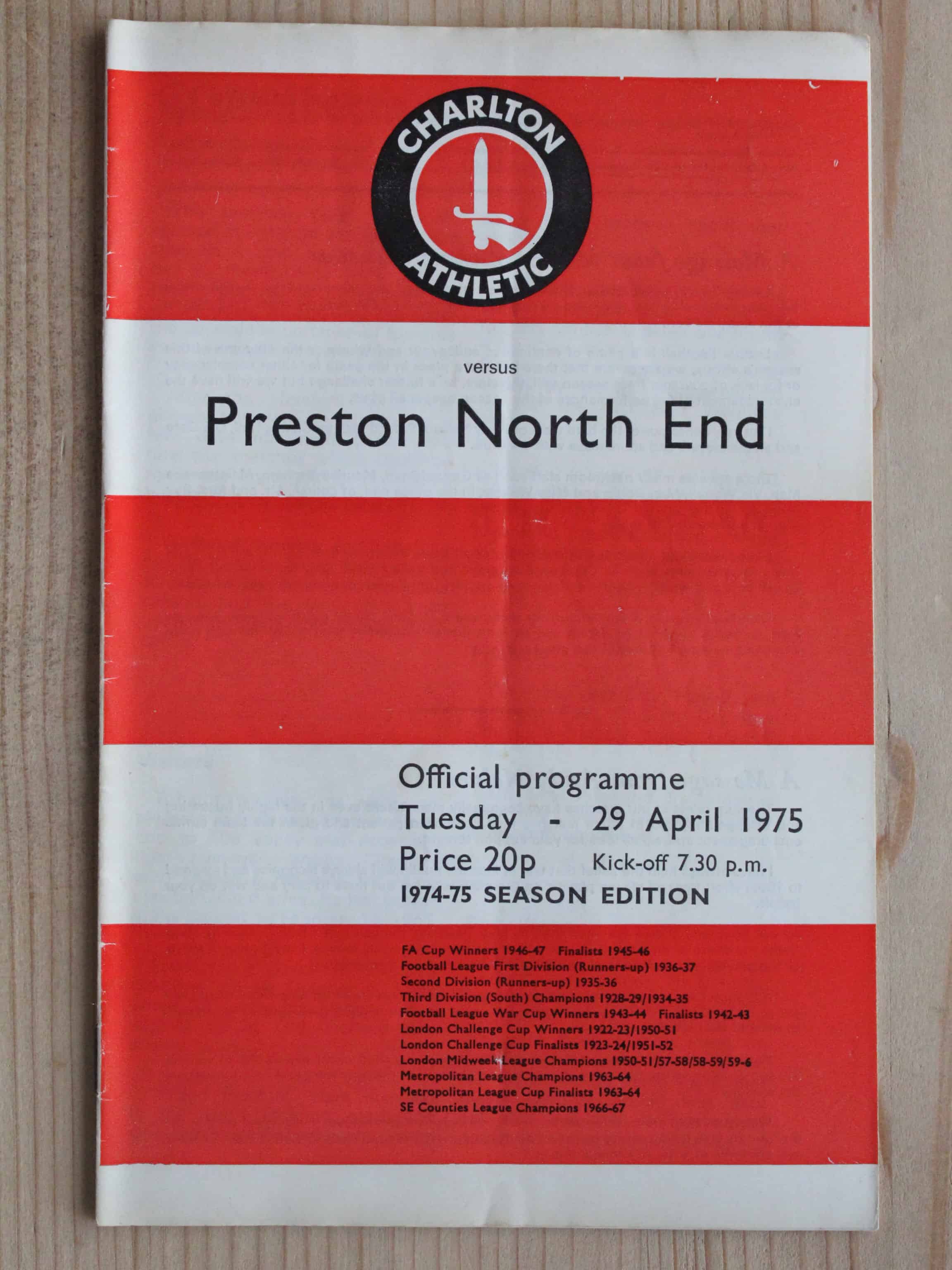 Charlton Athletic FC v Preston North End FC