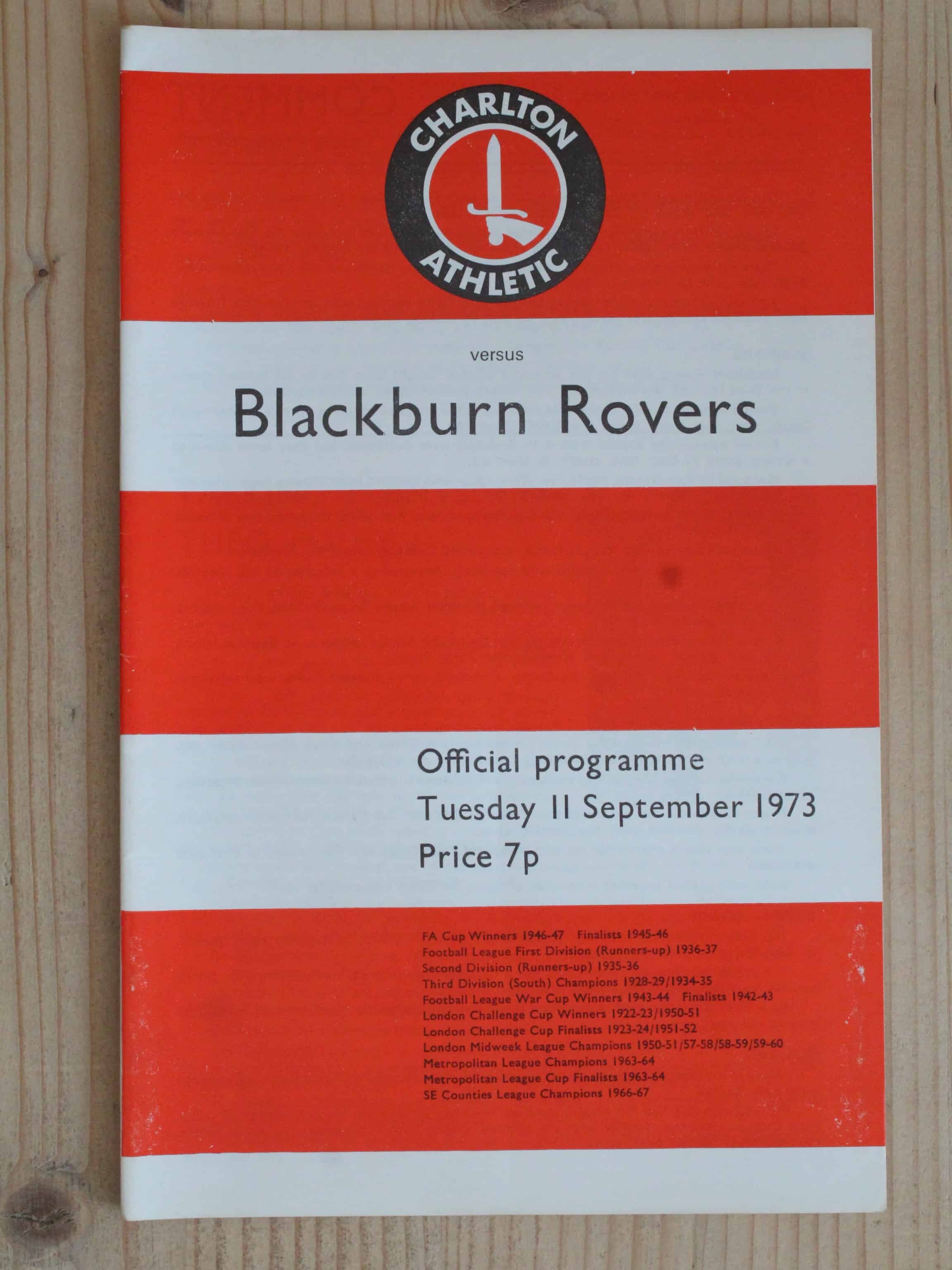 Charlton Athletic FC v Blackburn Rovers FC