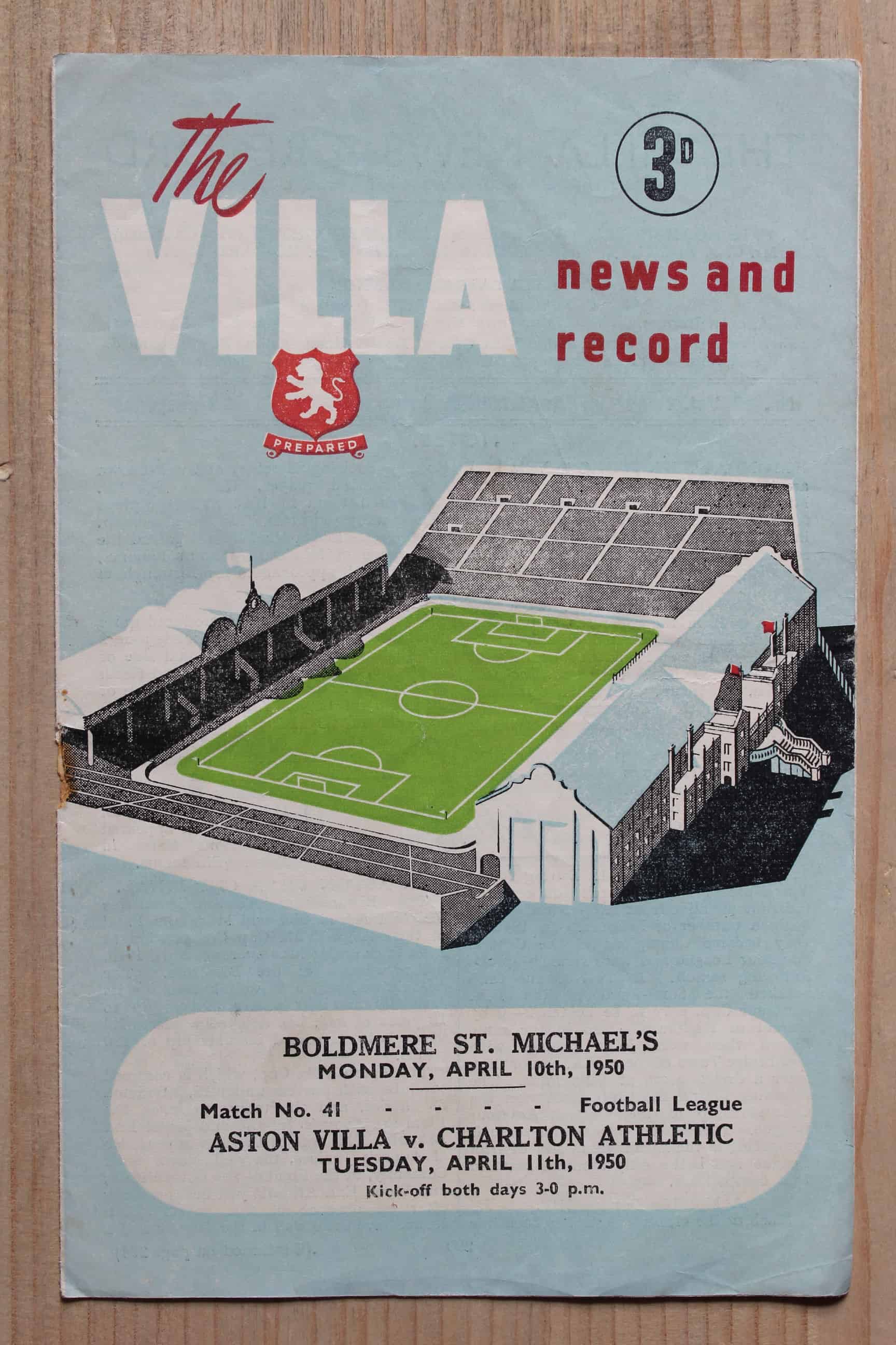 Aston Villa FC v Boldmere St Michael`s