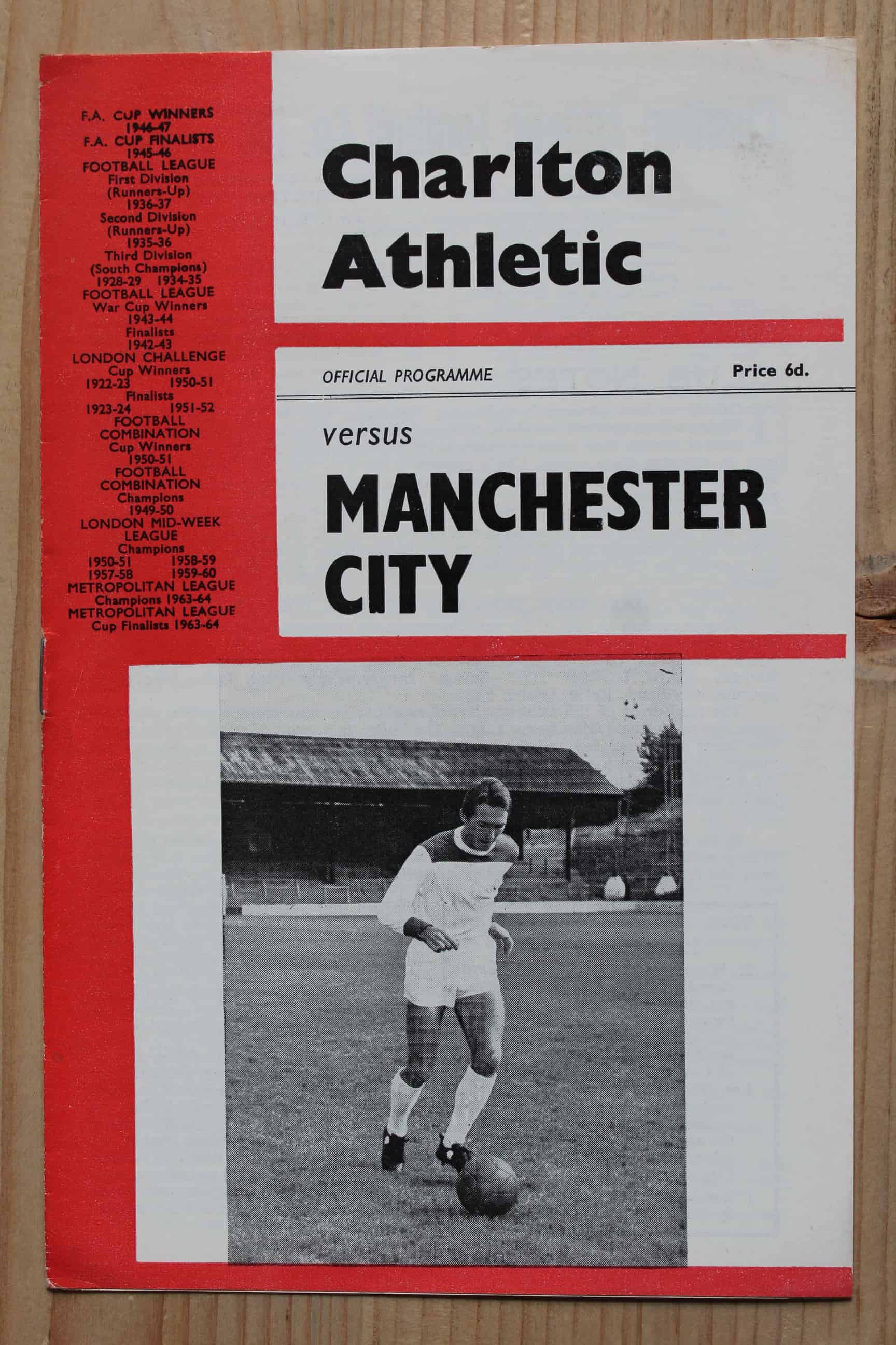 Charlton Athletic FC v Manchester City FC