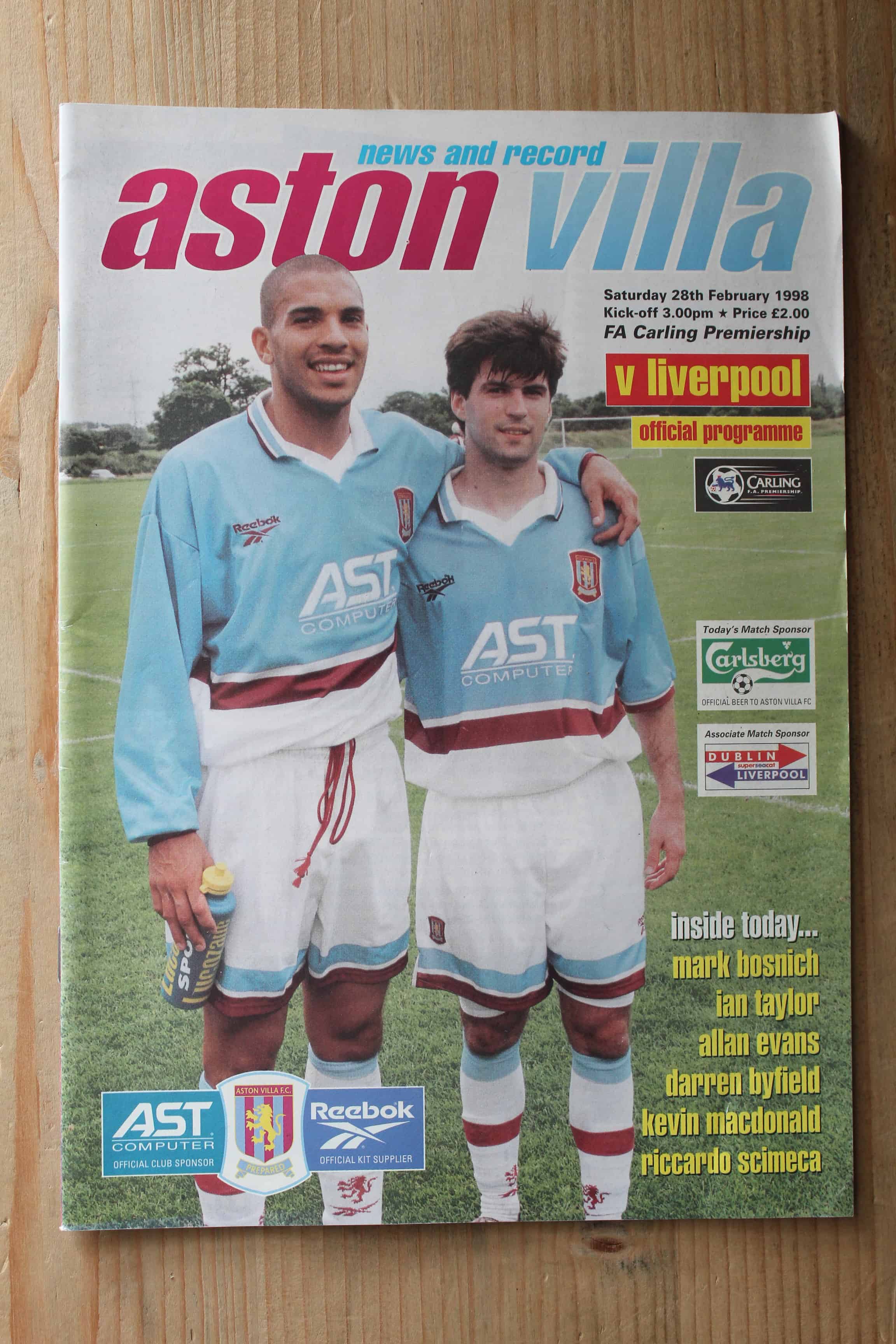 Aston Villa FC v Liverpool FC