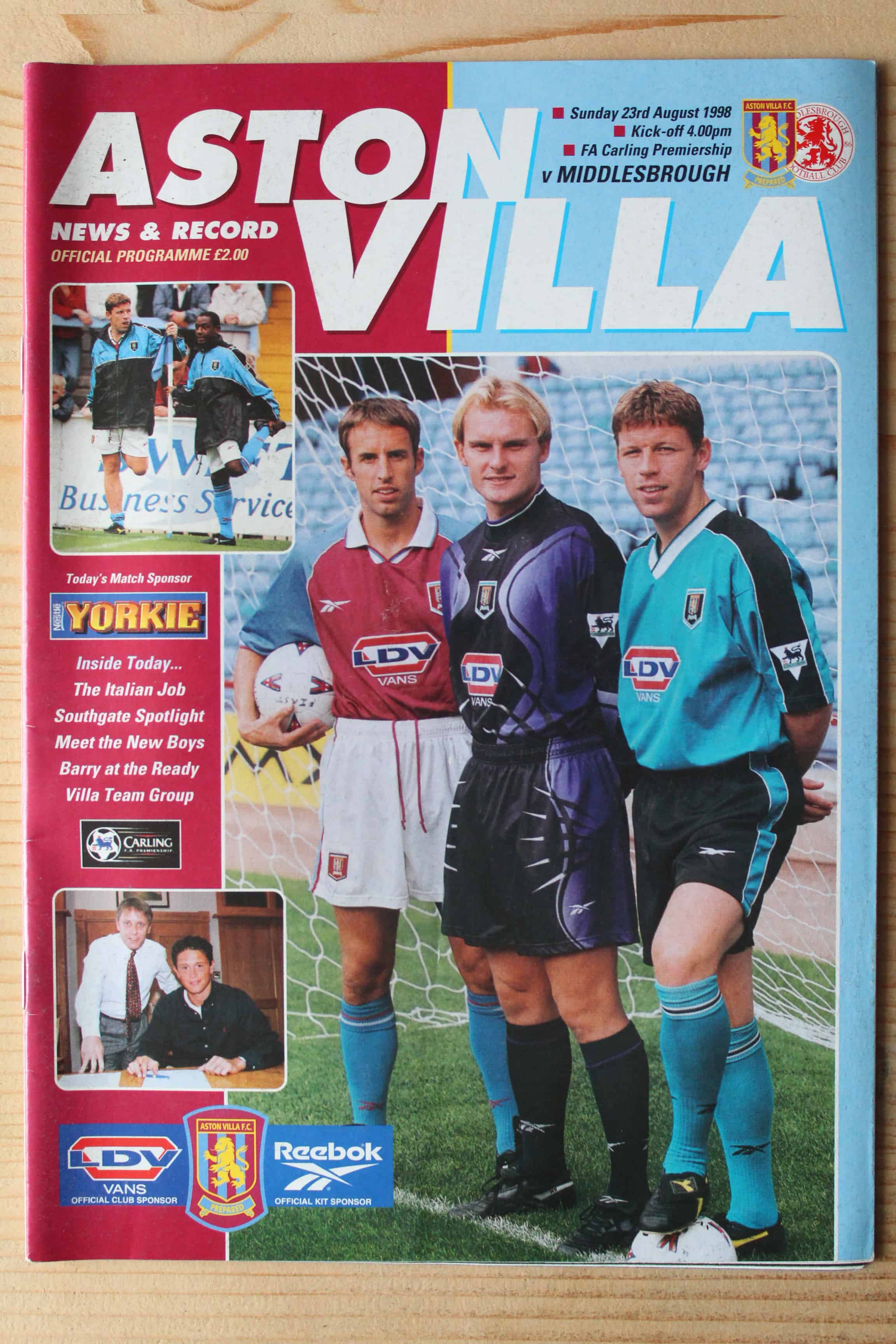 Aston Villa FC v Middlesbrough FC