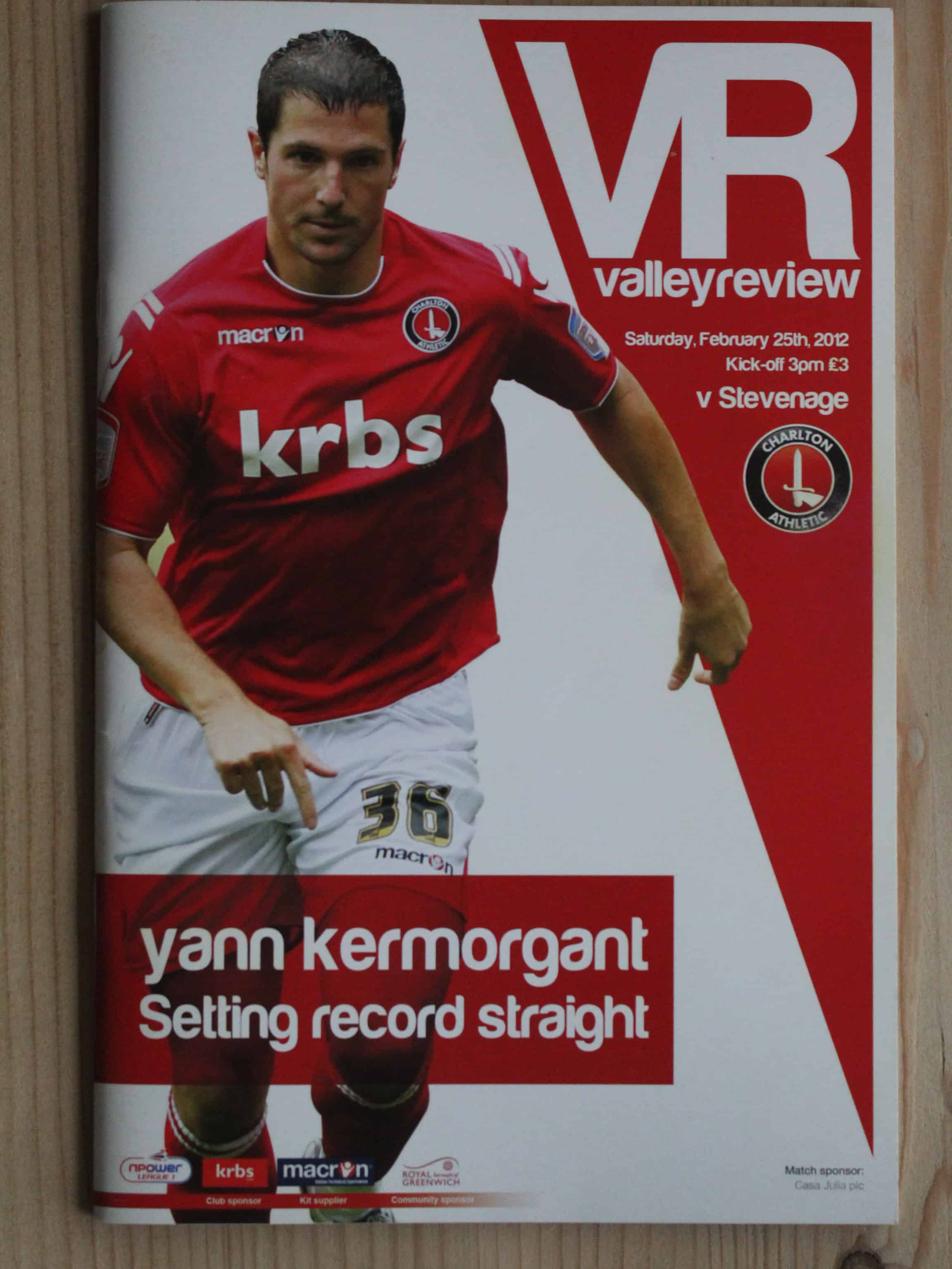 Charlton Athletic FC v Stevenage Borough FC