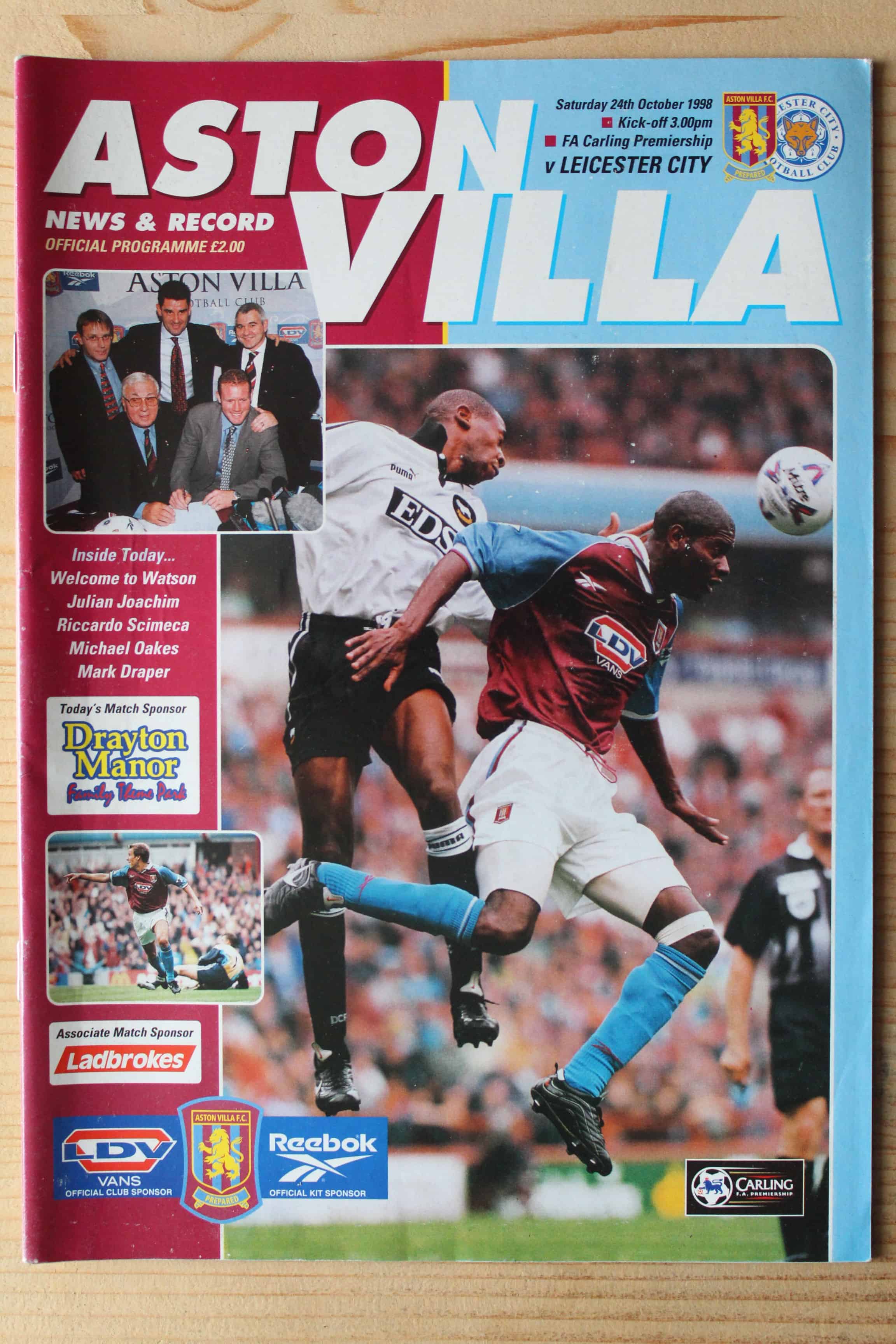 Aston Villa FC v Leicester City FC