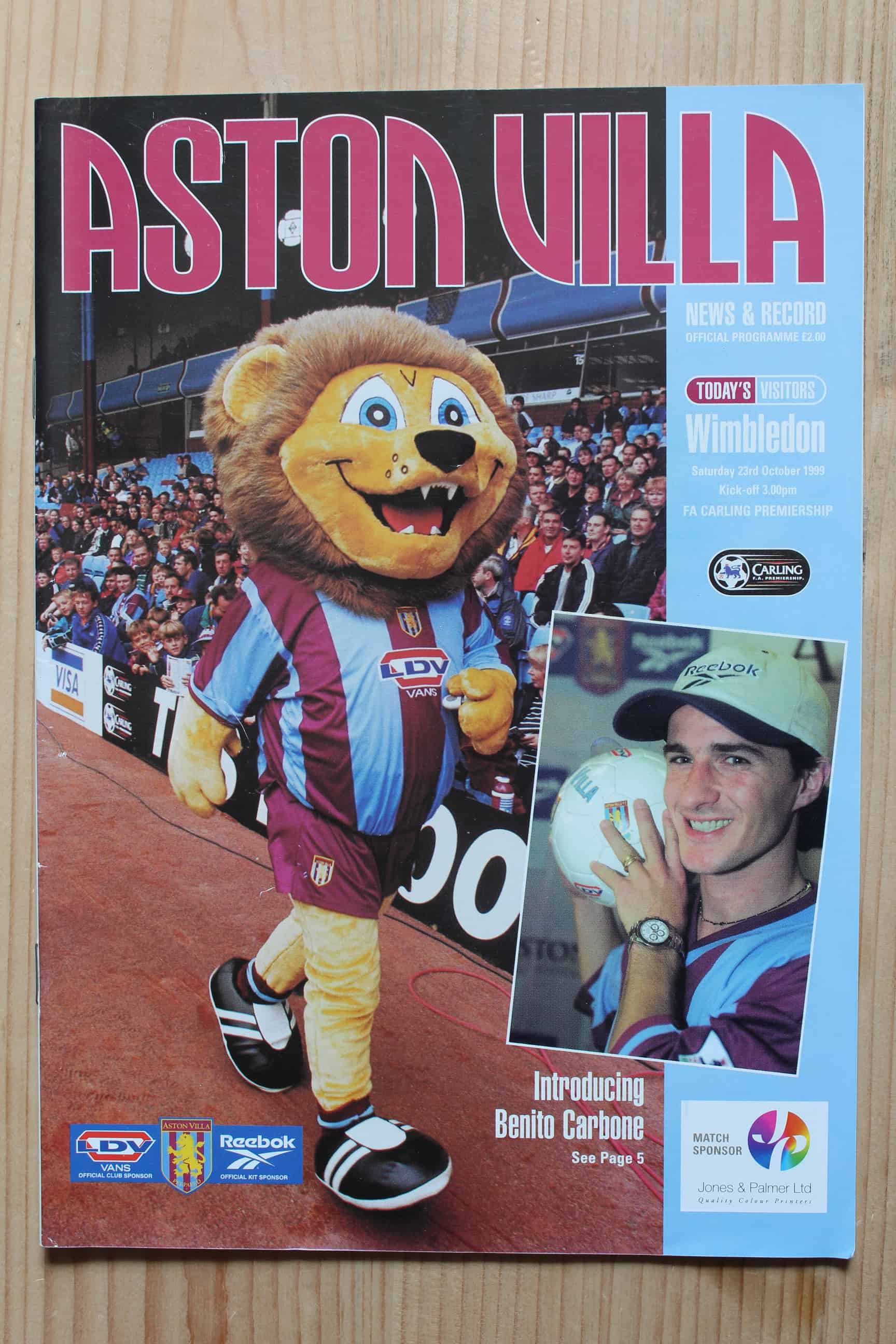 Aston Villa FC v Wimbledon