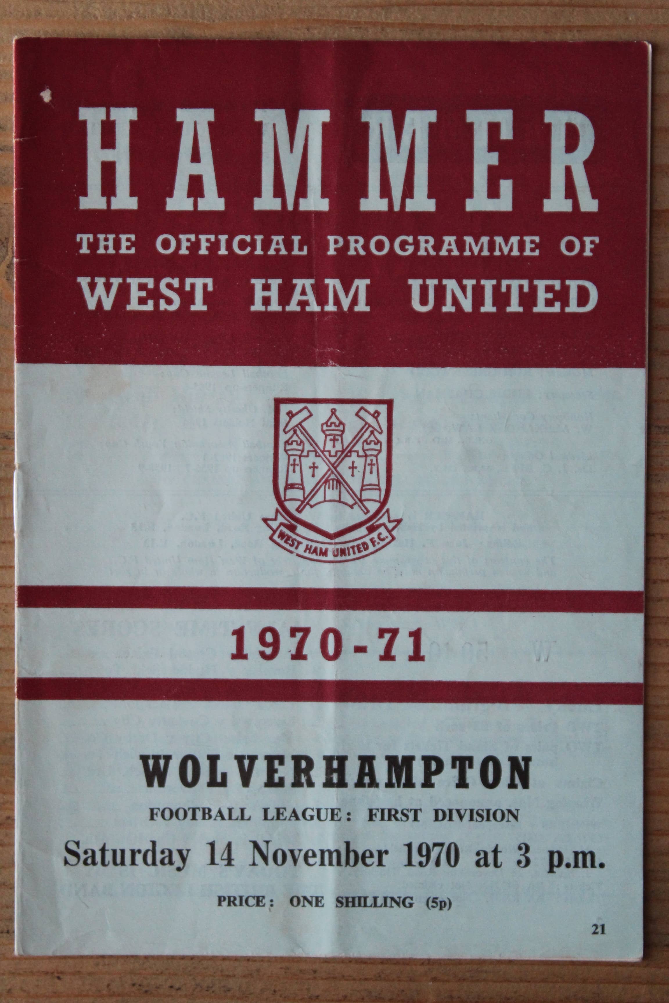 West Ham United FC v Wolverhampton Wanderers FC