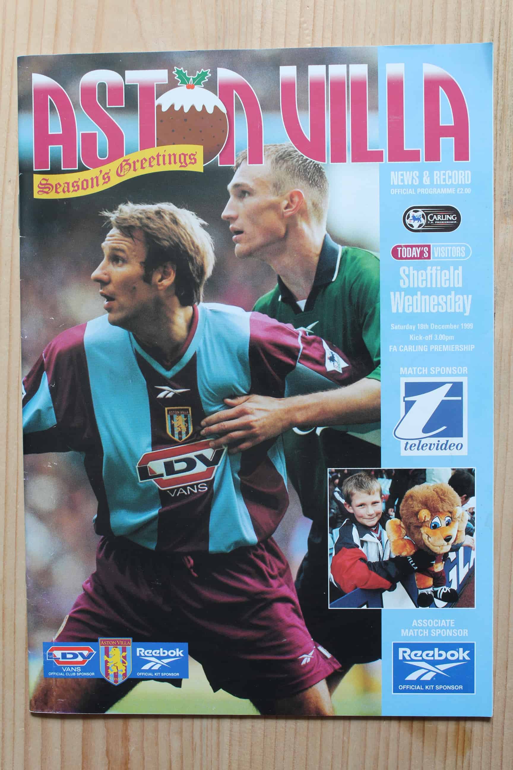 Aston Villa FC v Sheffield Wednesday FC 