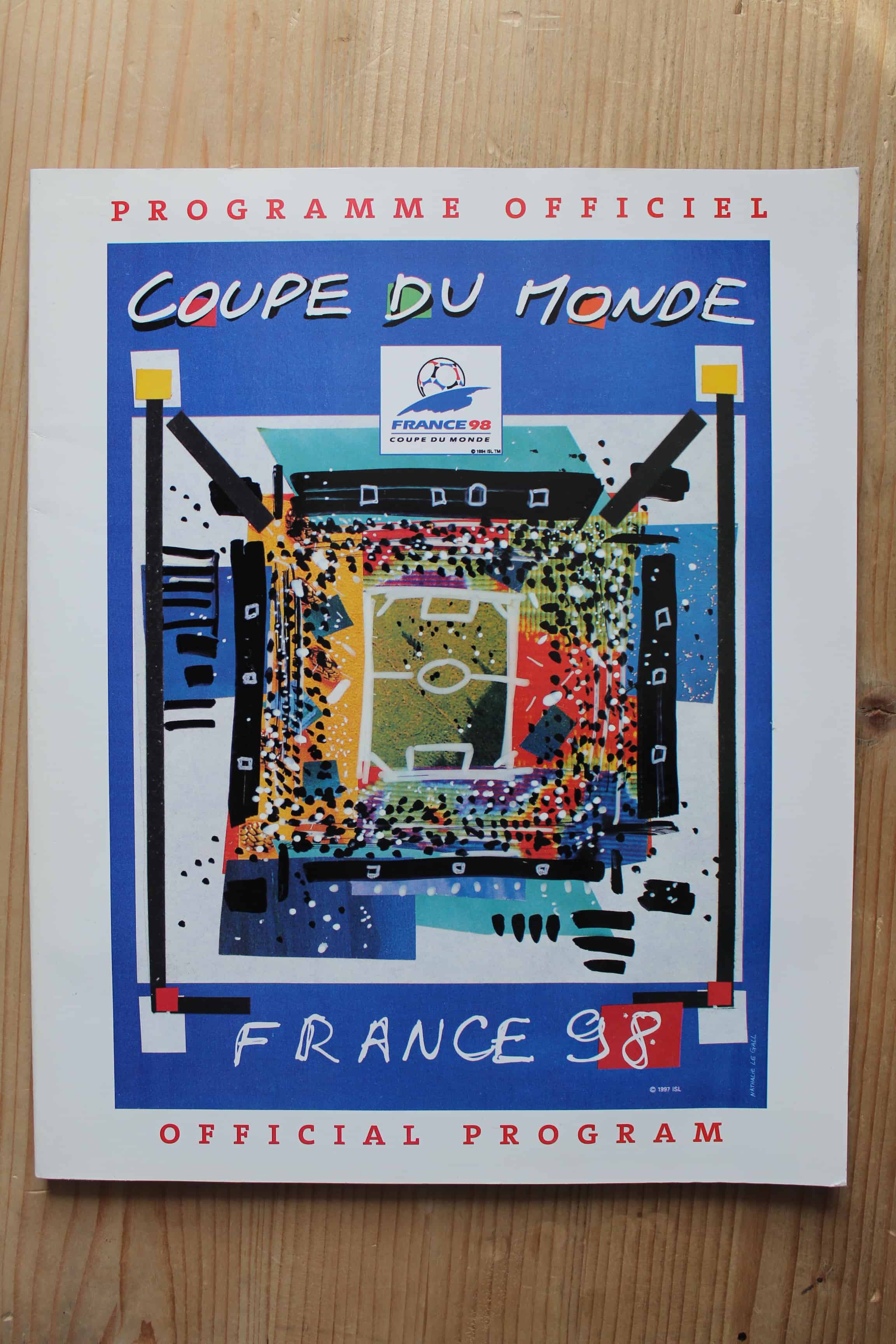 1998 World Cup Tournament Programme v 1998 World Cup Tournament Programme