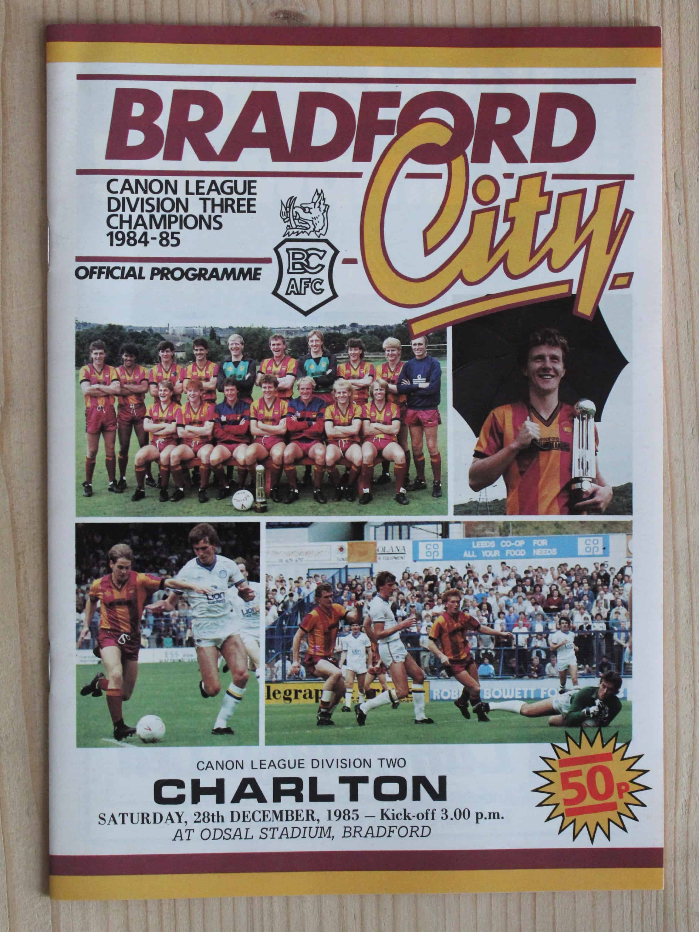 Bradford City FC v Charlton Athletic FC